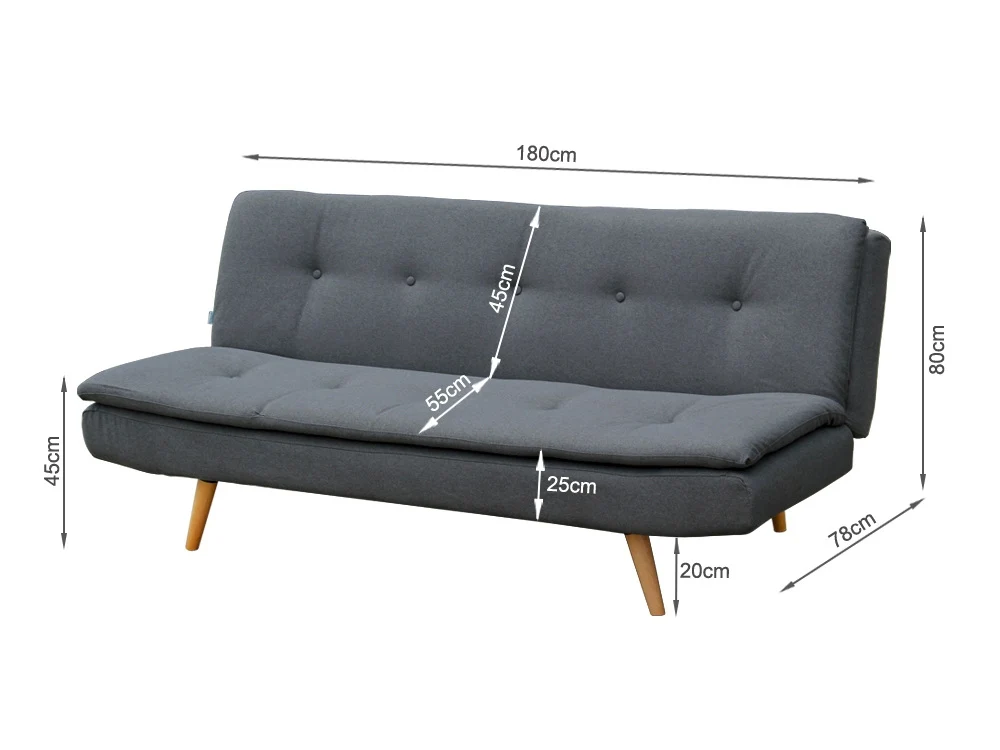 ORLANDO 3-Seater Sofa Bed - Image 10