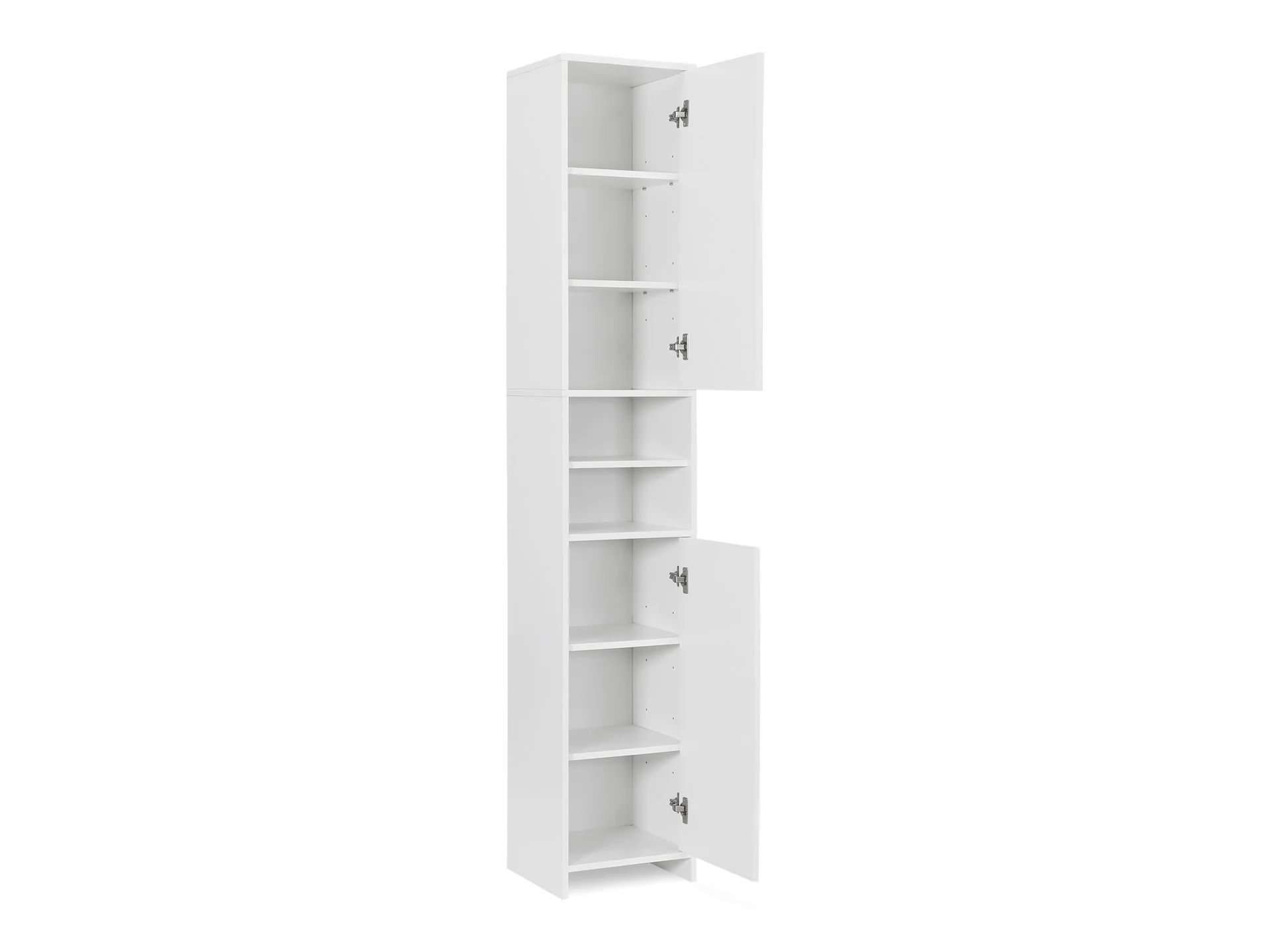 Orotu Bathroom Tower Cabinet Storage - White - Image 4