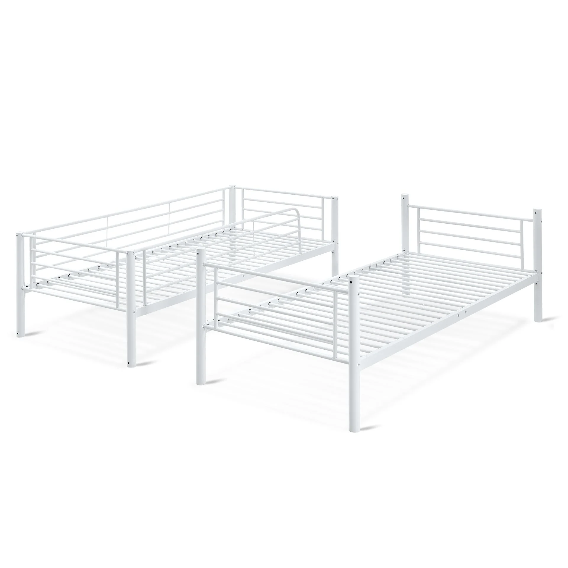 Owen Single Metal Bunk Bed Frame - White - Image 8