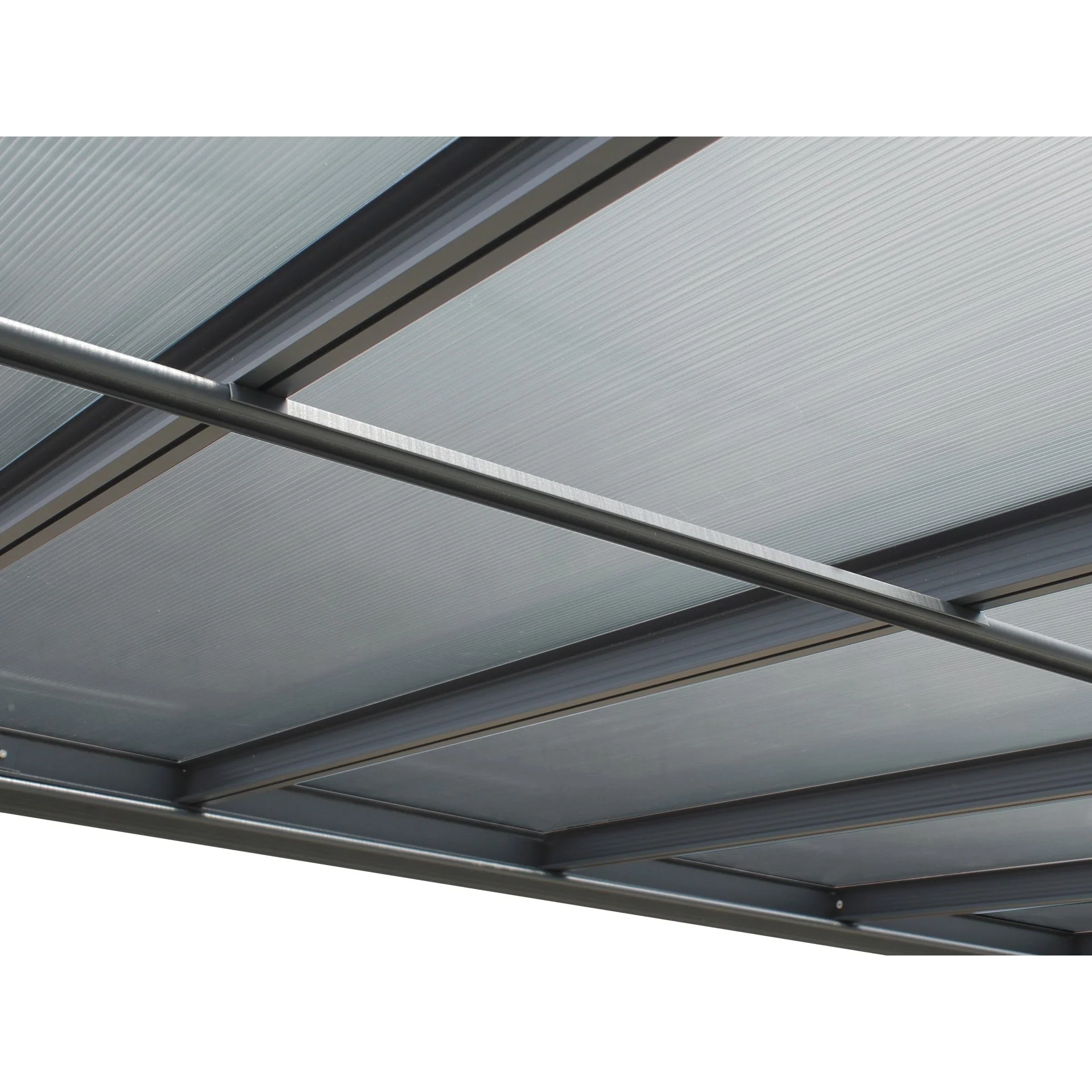 Patio Canopy 14'x10' ft - 4.4 x 3.03 x 2.58m - Charcoal Grey - Image 12
