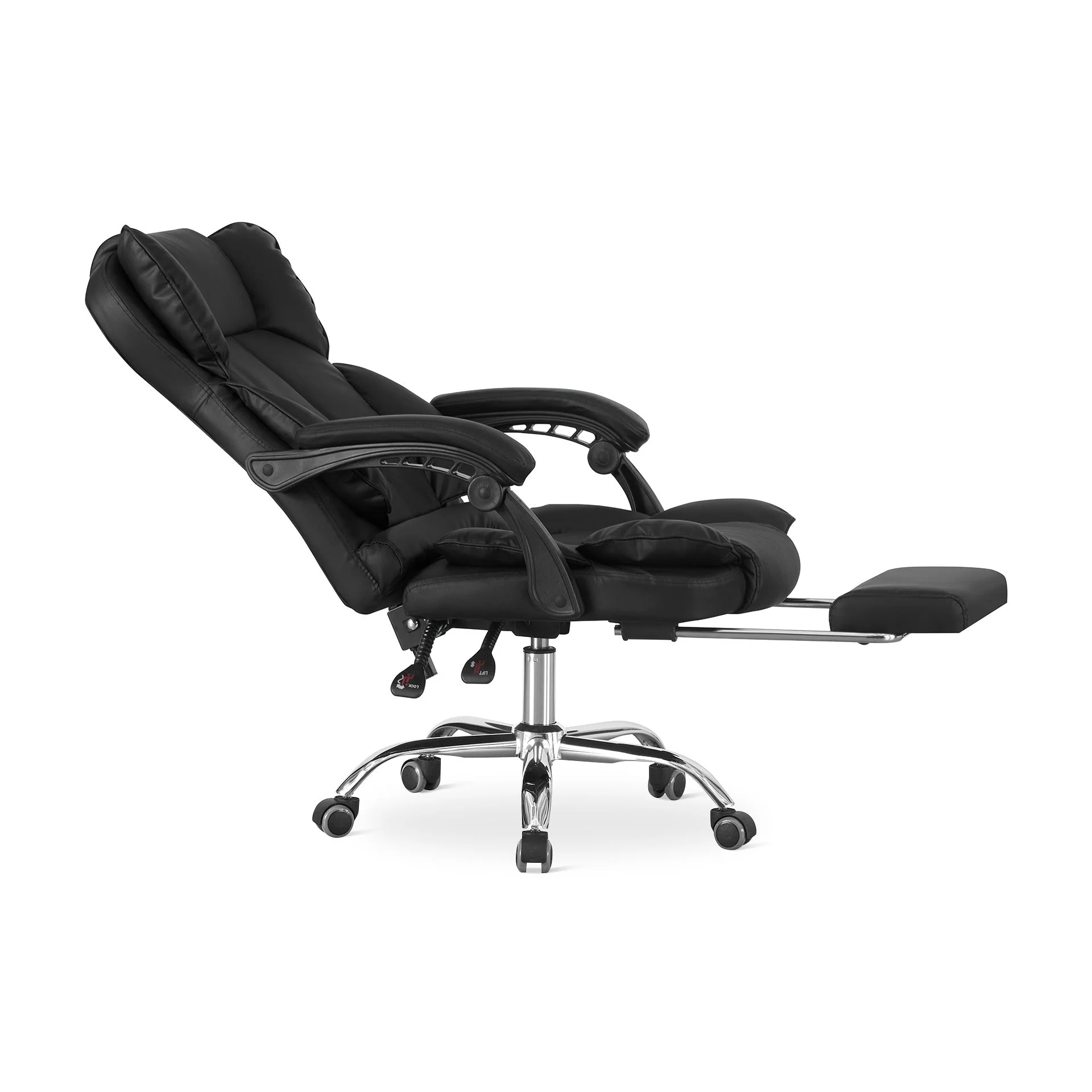 Paxton Office Chair with Footrest - Black - Image 8