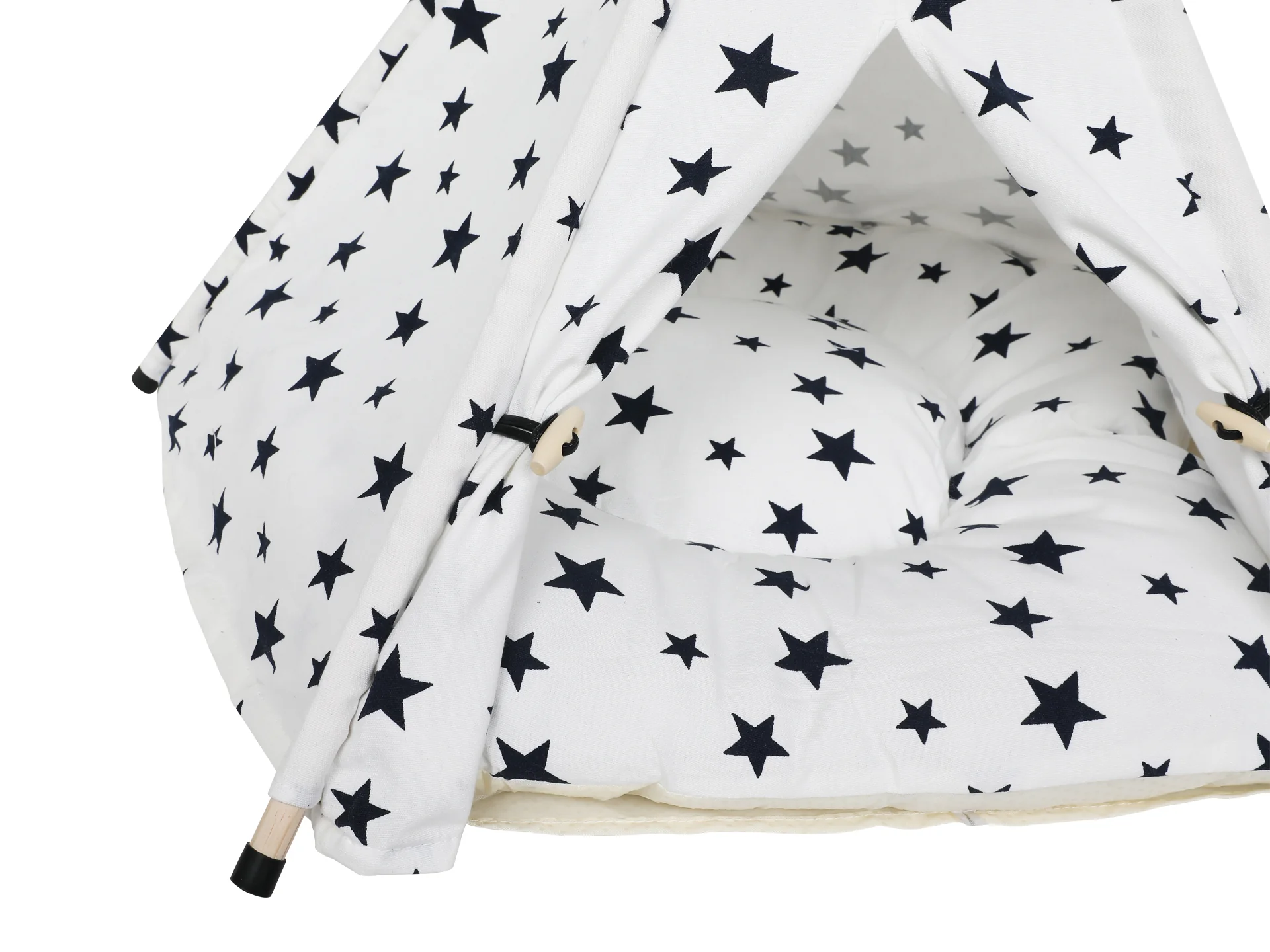Pet Teepee Tent Pet Bed - Star Pattern - Image 8