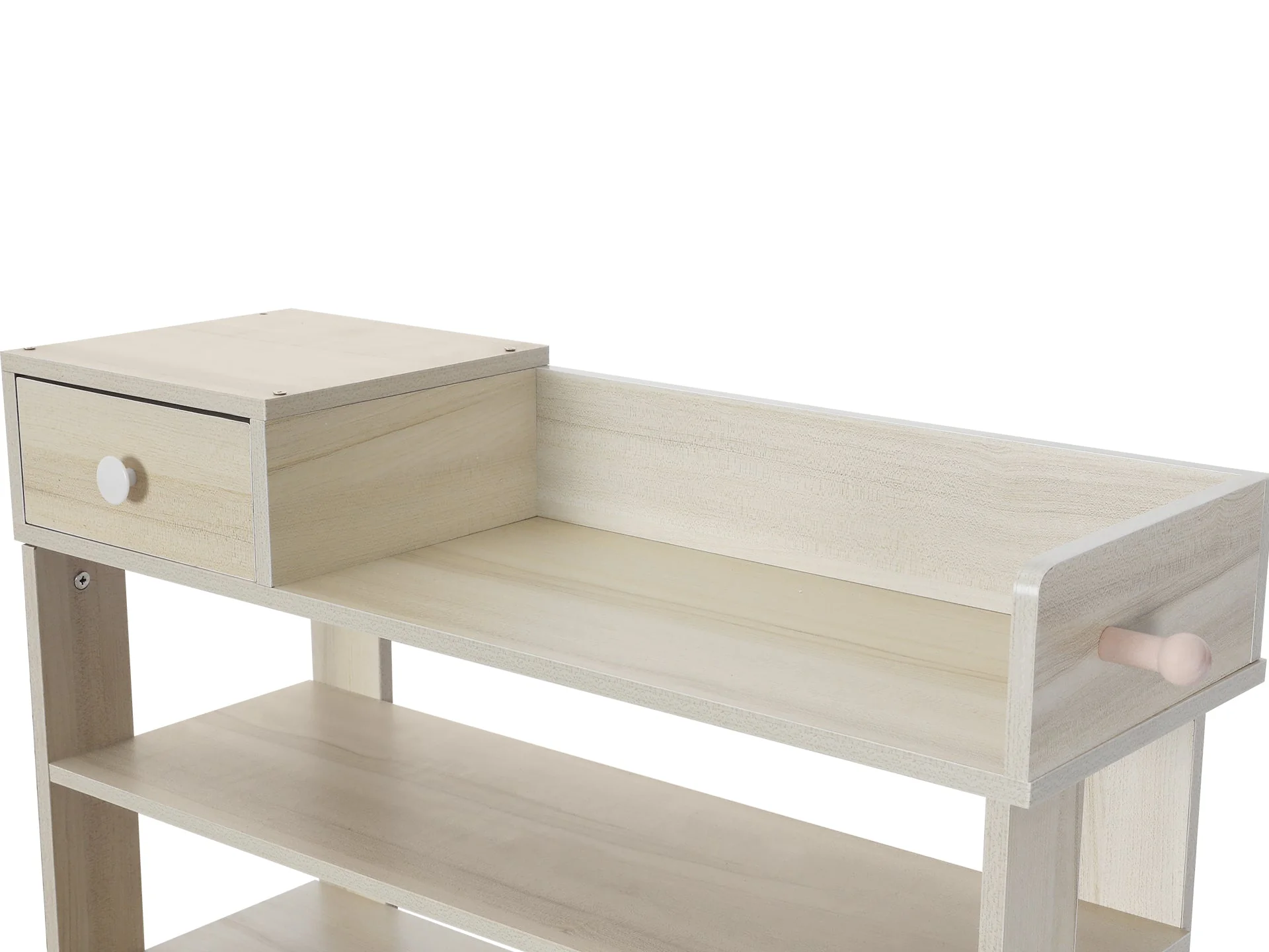 PUKAKI 8 Tiers Shoe Rack Organiser Shelf - MAPLE - Image 11