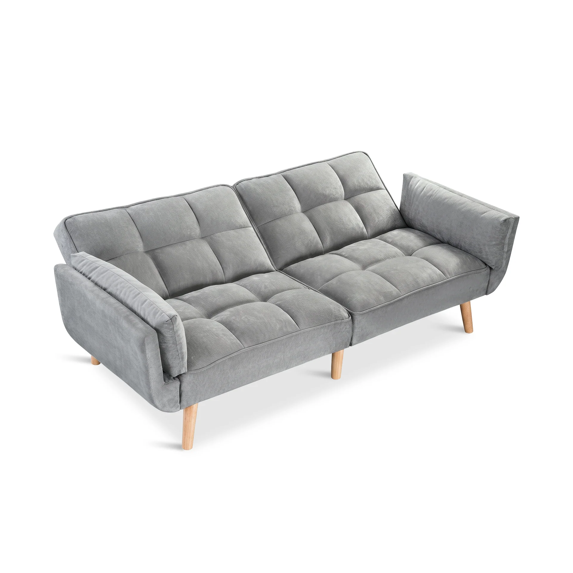 Puna 3 Seater Sofa Bed - Dark Grey - Image 11