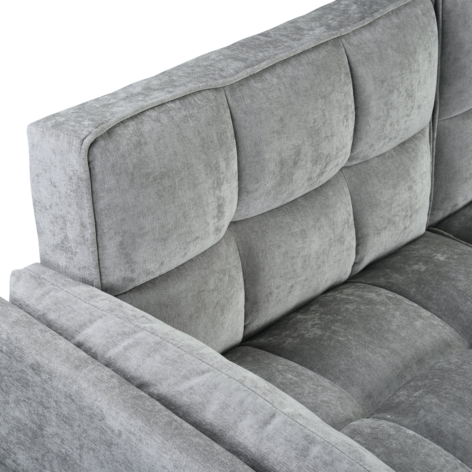 Puna 3 Seater Sofa Bed - Dark Grey - Image 16