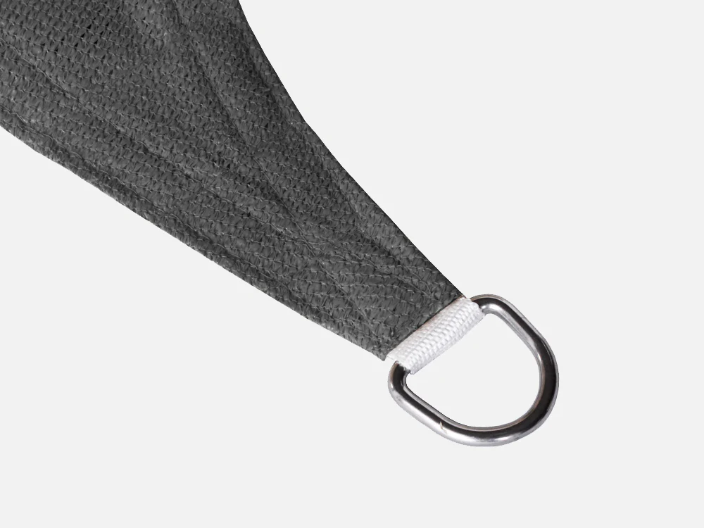 Rectangle Shade Sail 3m x 4m - CHARCOAL - Image 4
