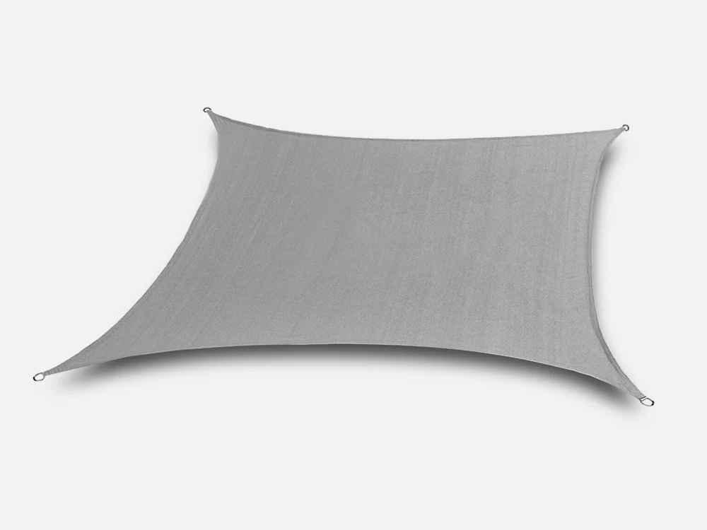 Rectangle Shade Sail 3m x 4m - GREY - Image 3