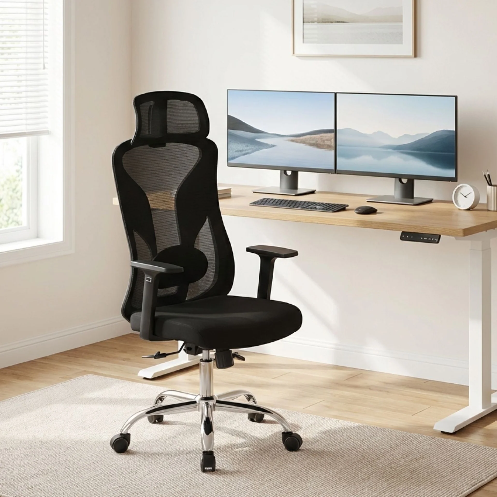 Ricky Office Chair - Black - Image 10