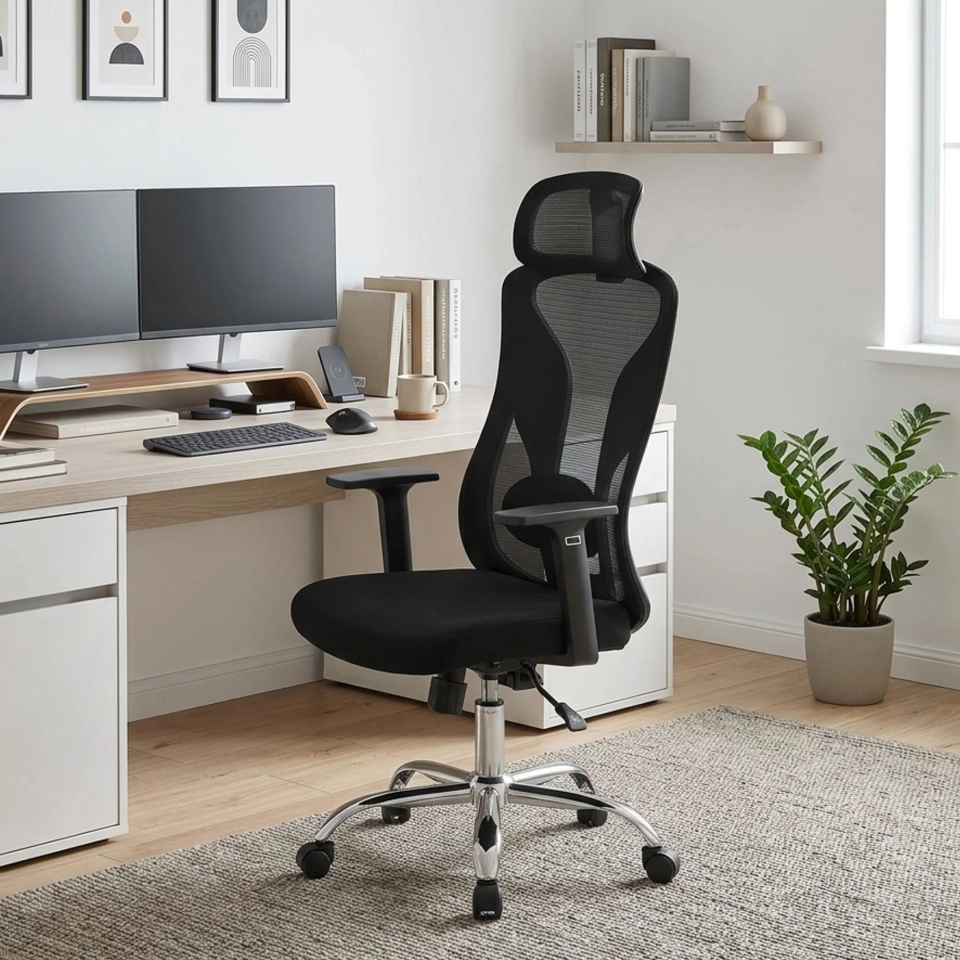 Ricky Office Chair - Black - Image 4