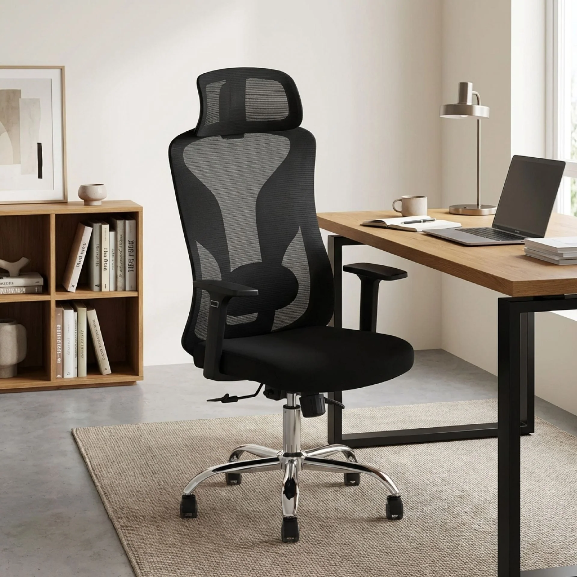 Ricky Office Chair - Black - Image 7