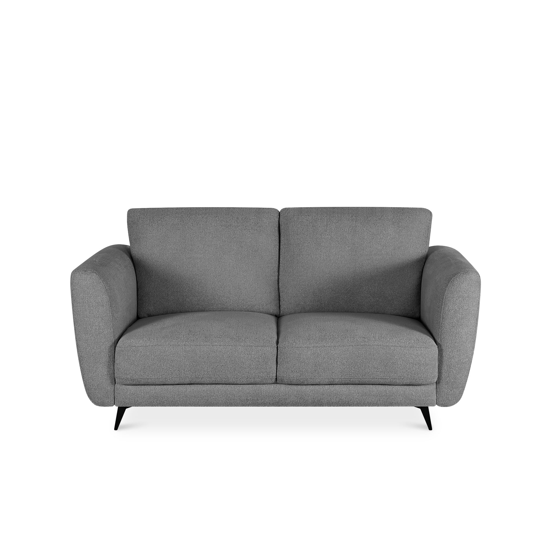 Rivel Chenille 2 Seater Sofa - Ash Grey - Image 10
