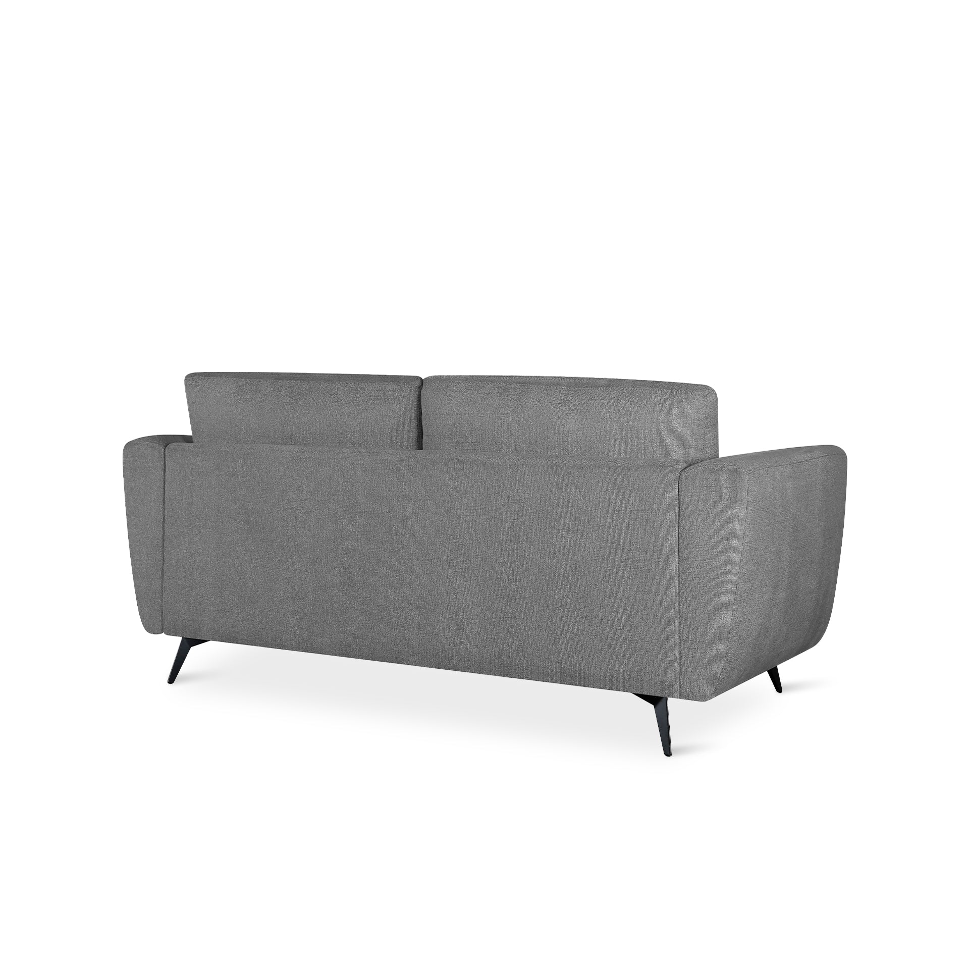 Rivel Chenille 2 Seater Sofa - Ash Grey - Image 11