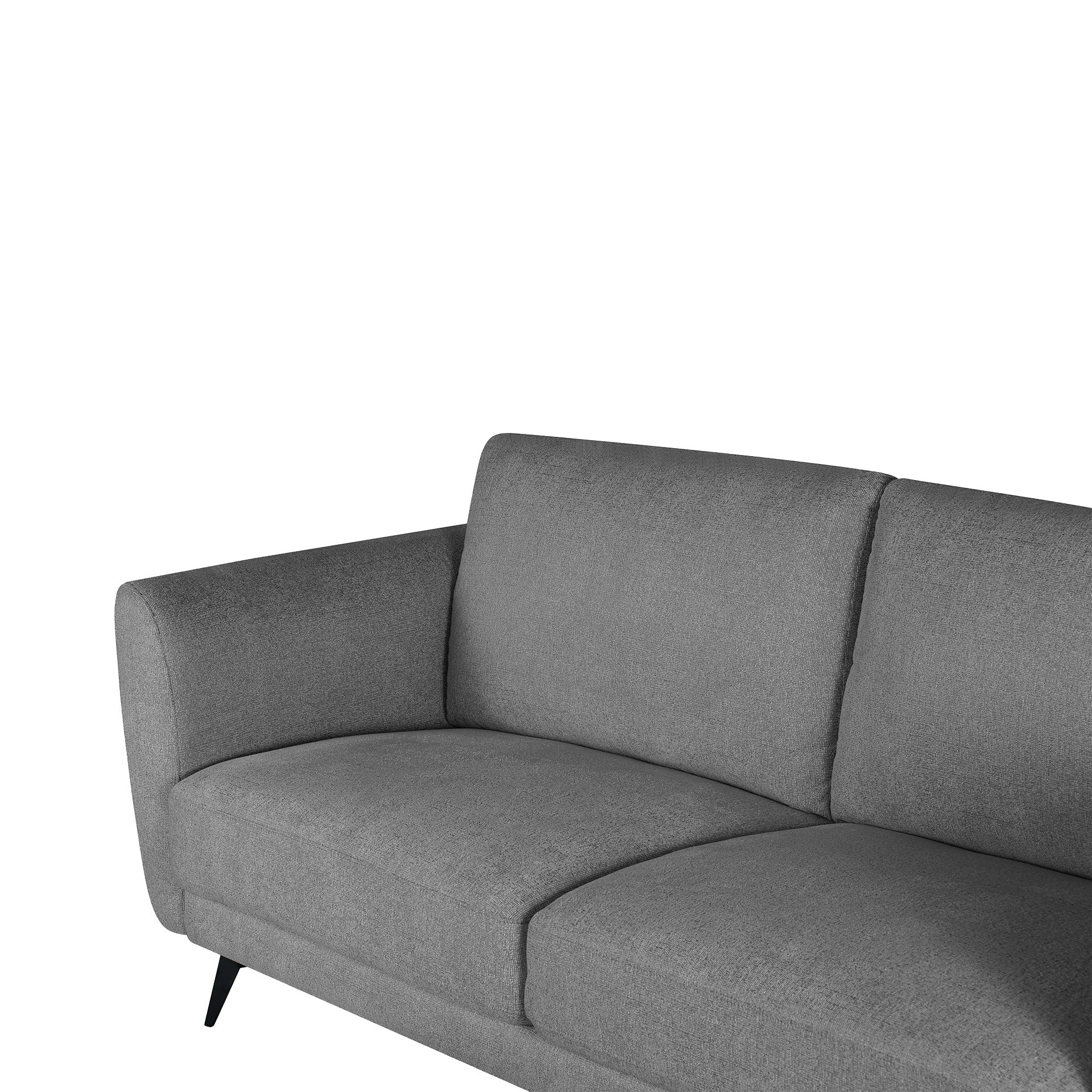Rivel Chenille 2 Seater Sofa - Ash Grey - Image 14