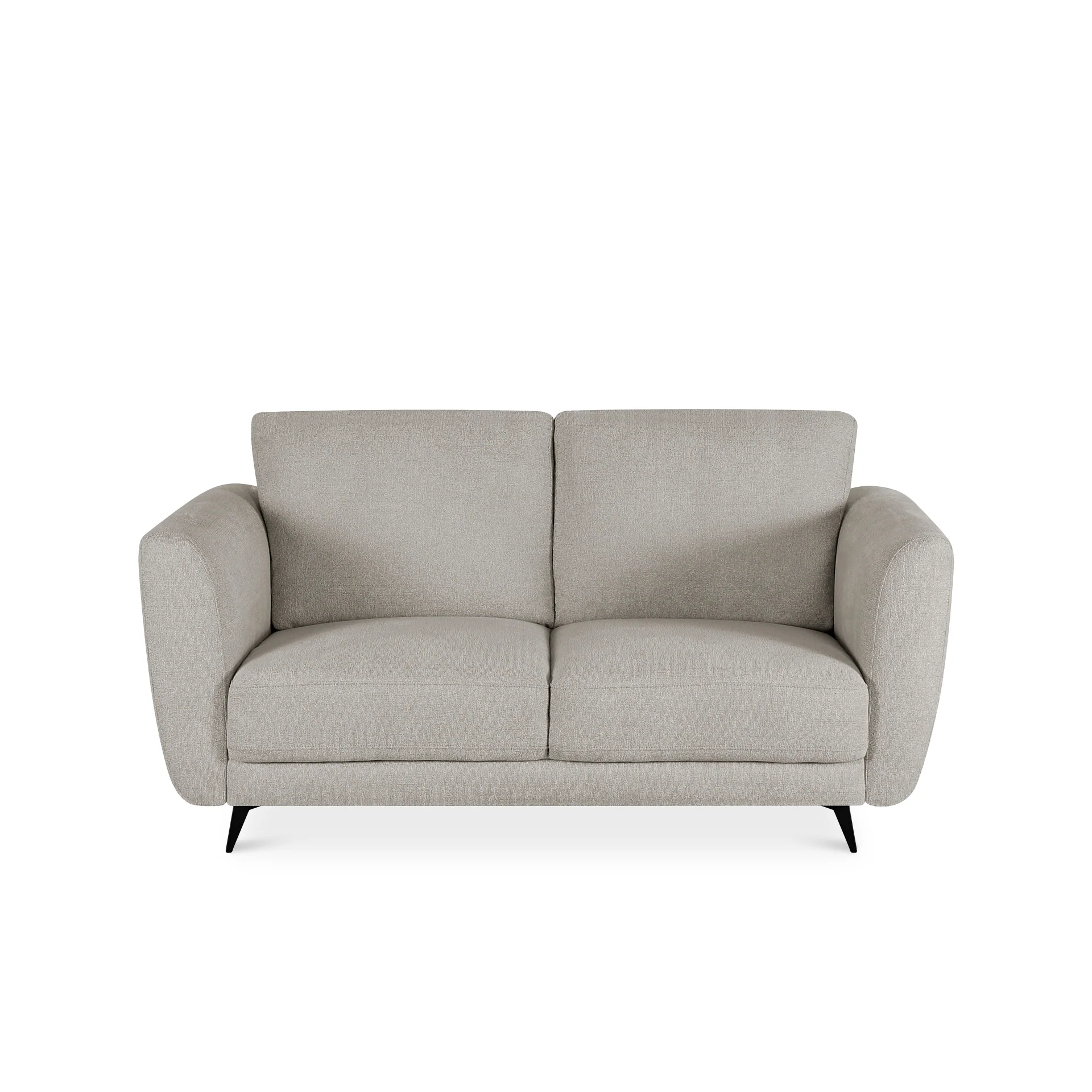 Rivel Chenille 2 Seater Sofa - Beige - Image 10