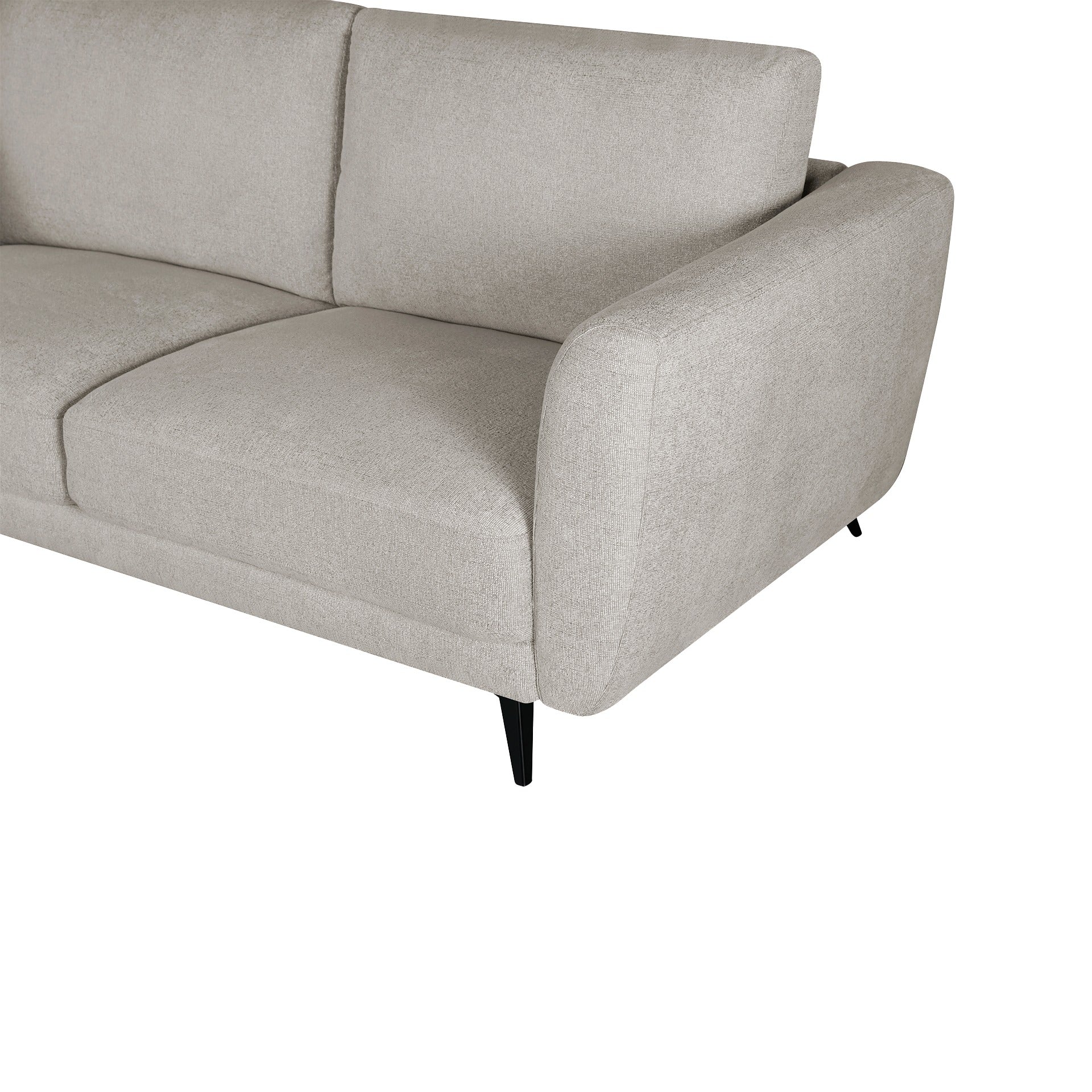 Rivel Chenille 2 Seater Sofa - Beige - Image 13