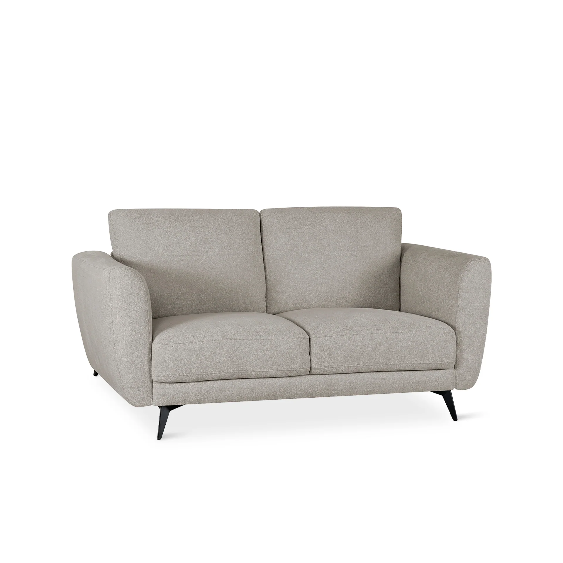 Rivel Chenille 2 Seater Sofa - Beige - Image 9