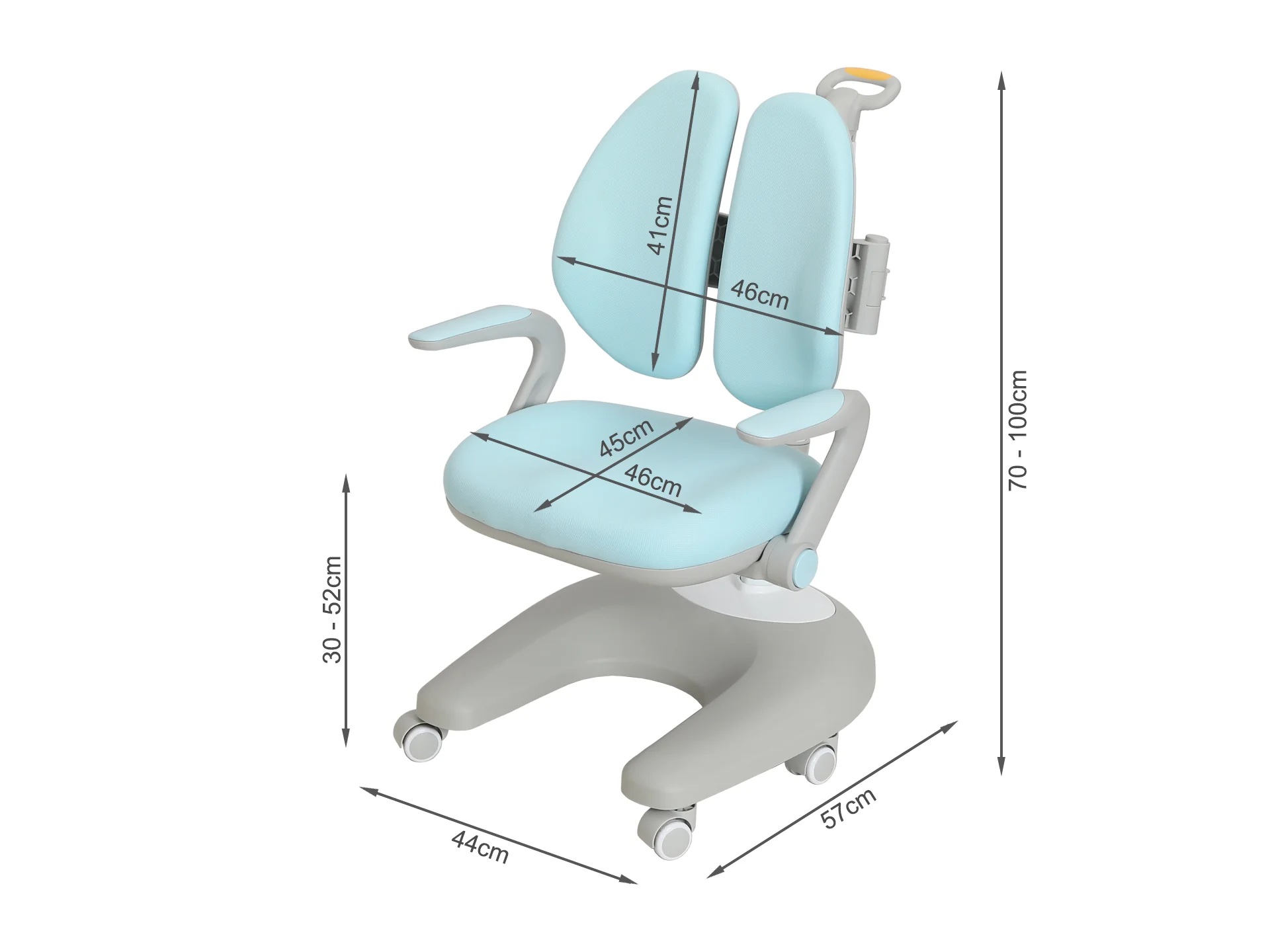 ROBIN Kids Study Desk and Chair Set - BLUE - Image 13