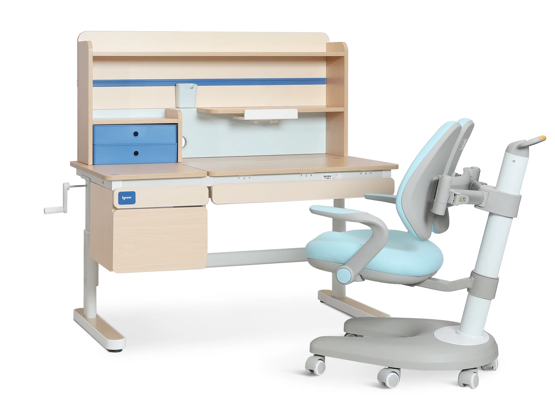ROBIN Kids Study Desk and Chair Set - BLUE - Image 2