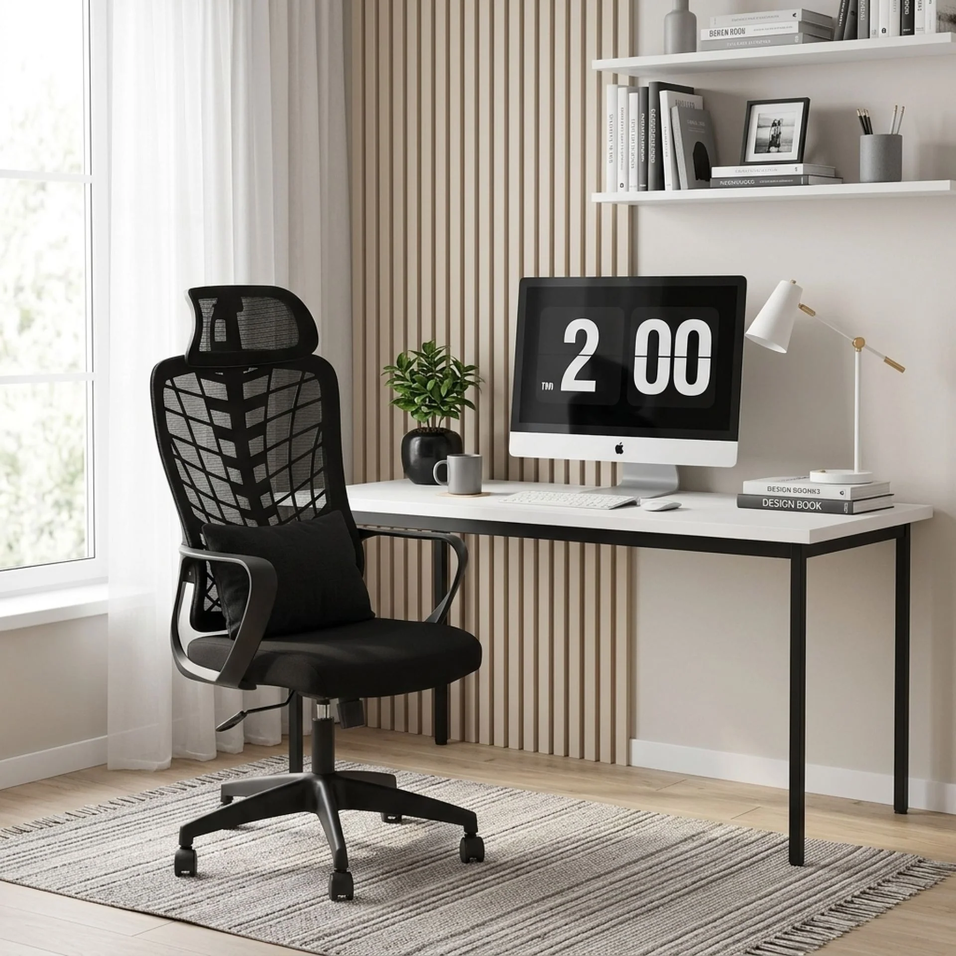 Rohan Office Chair - Black - Image 4