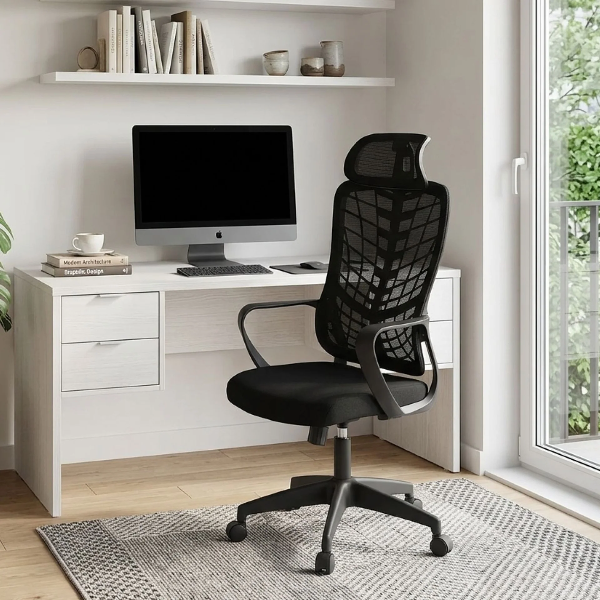 Rohan Office Chair - Black - Image 5