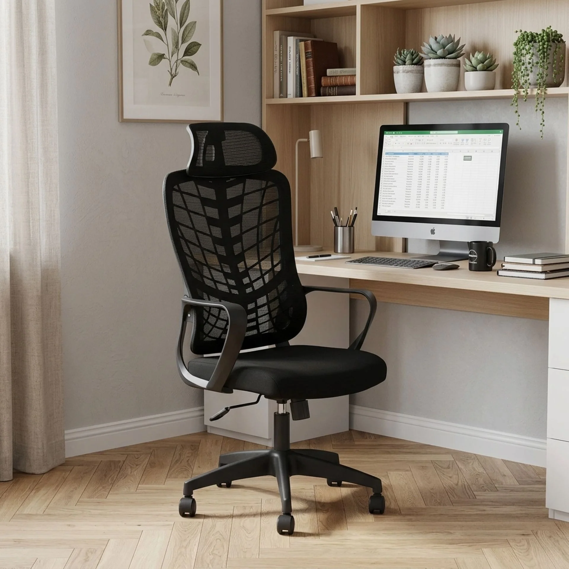 Rohan Office Chair - Black - Image 6