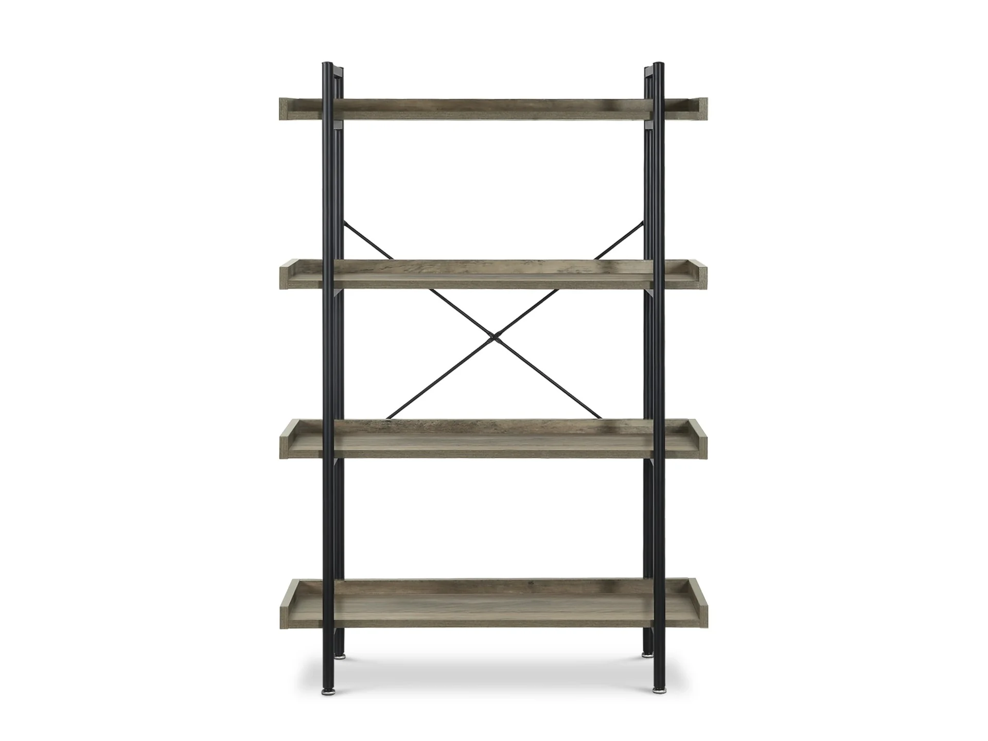 Rudolf 4 Tier Bookshelf - Oak - Image 3