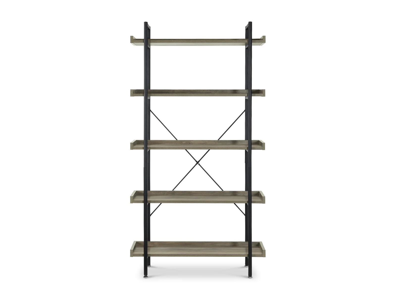 RUDOLF 5 Tier Bookshelf - OAK - Image 3