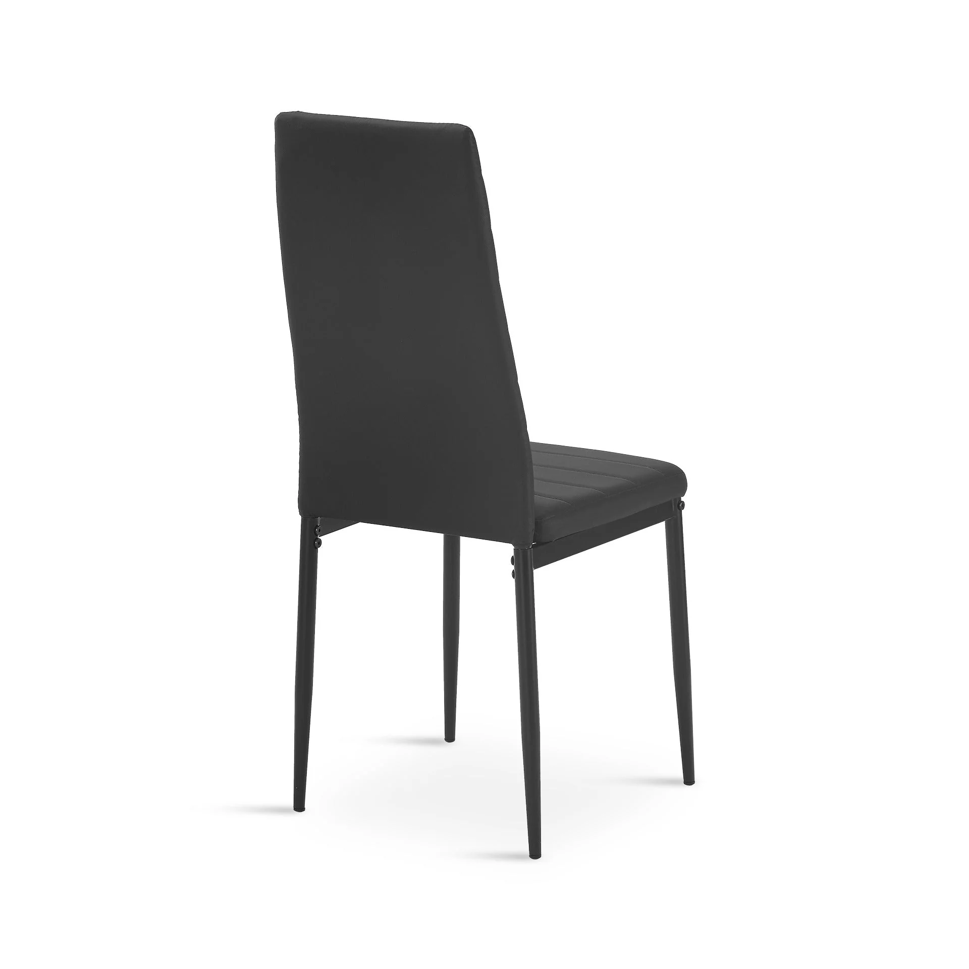 Samuel 5 Piece 1.2m Dining Set - Black - Image 11