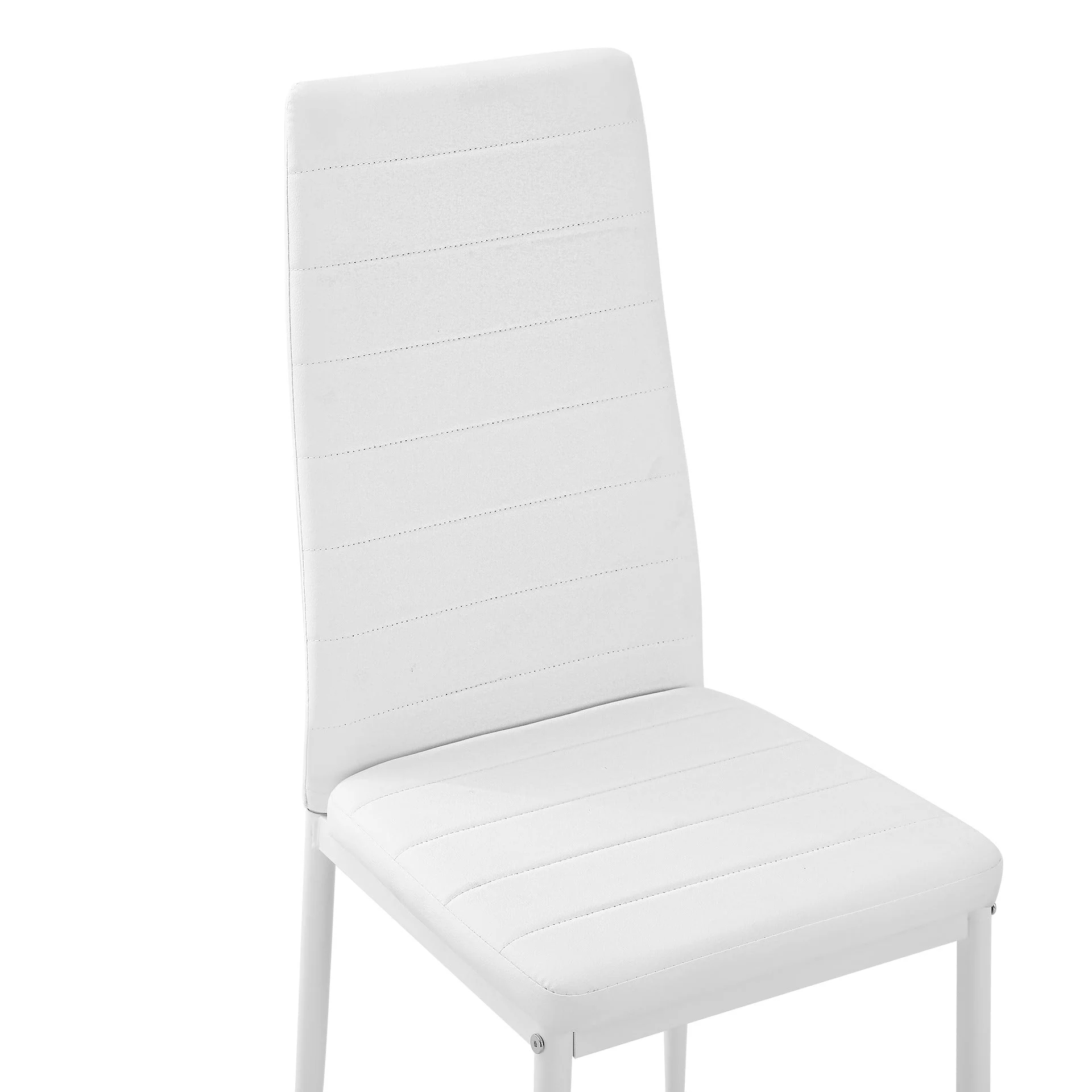 Samuel 7 Piece 1.8m Dining Set - White - Image 8