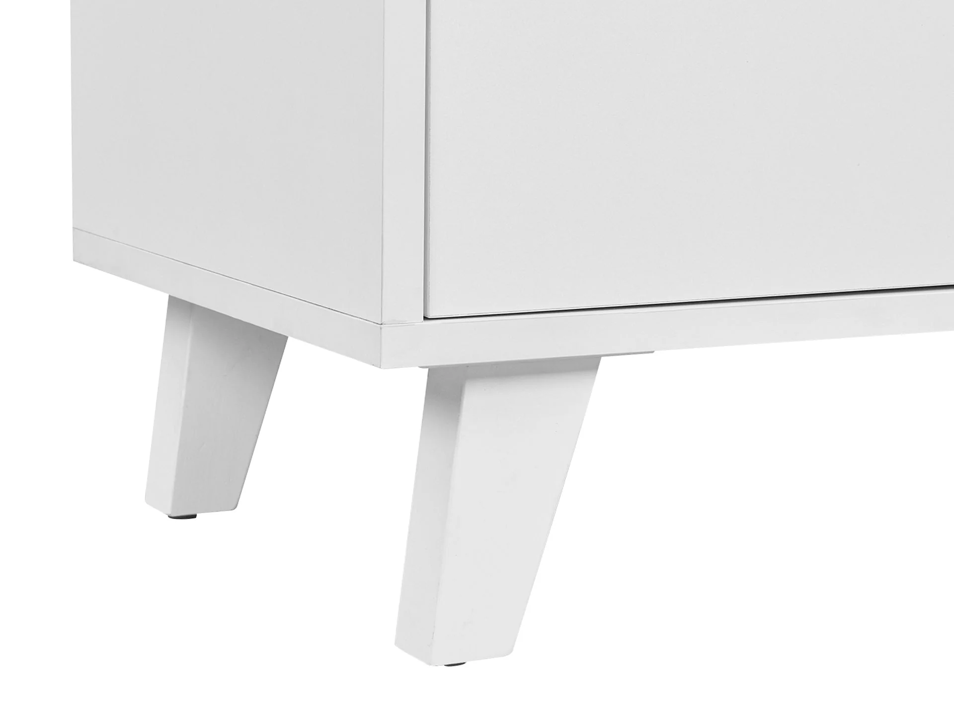 SCHERTZ Wooden Low Boy 8 Drawers - WHITE - Image 8