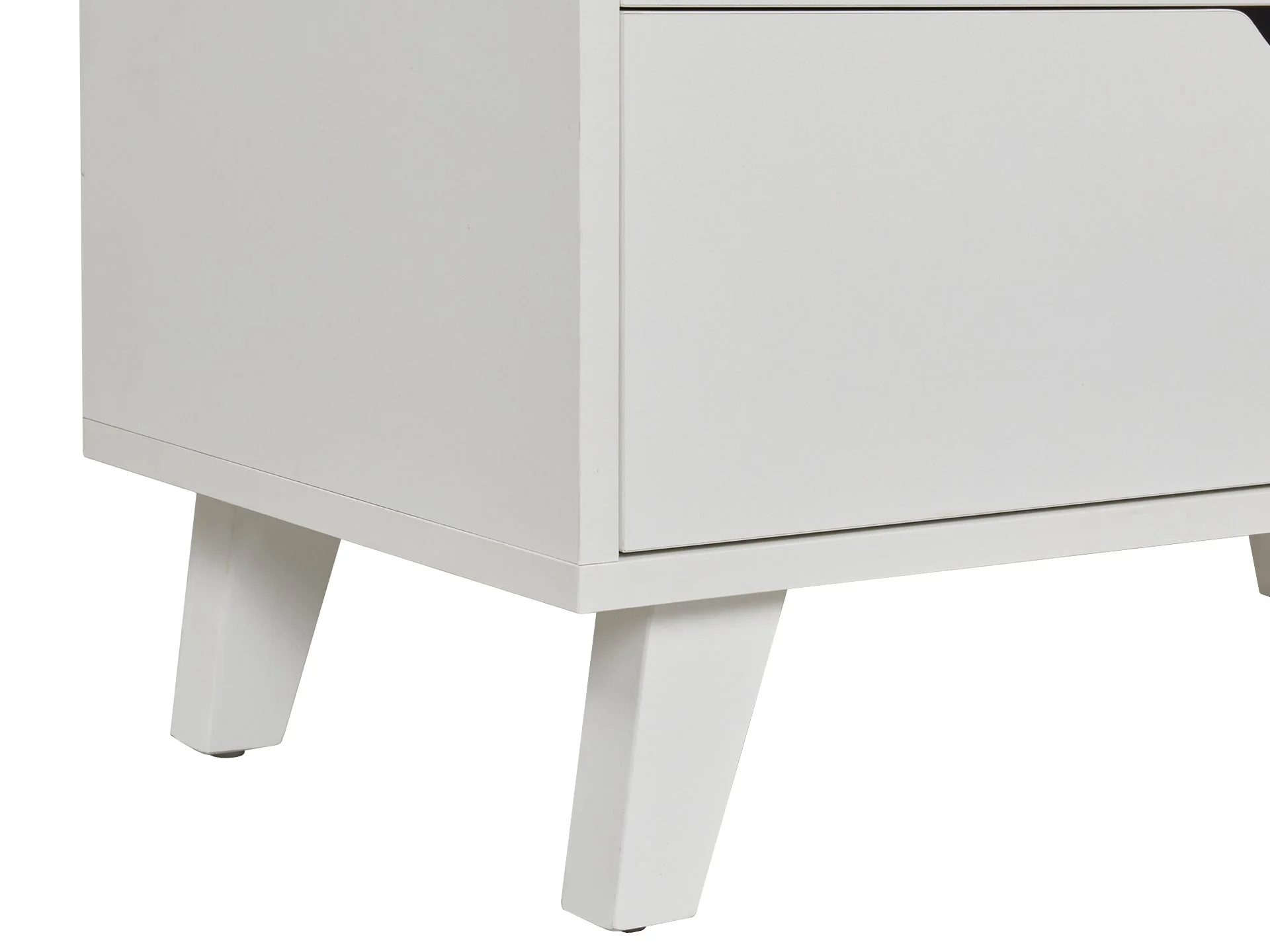 SCHERTZ Wooden Tallboy 4 Drawers - WHITE - Image 7