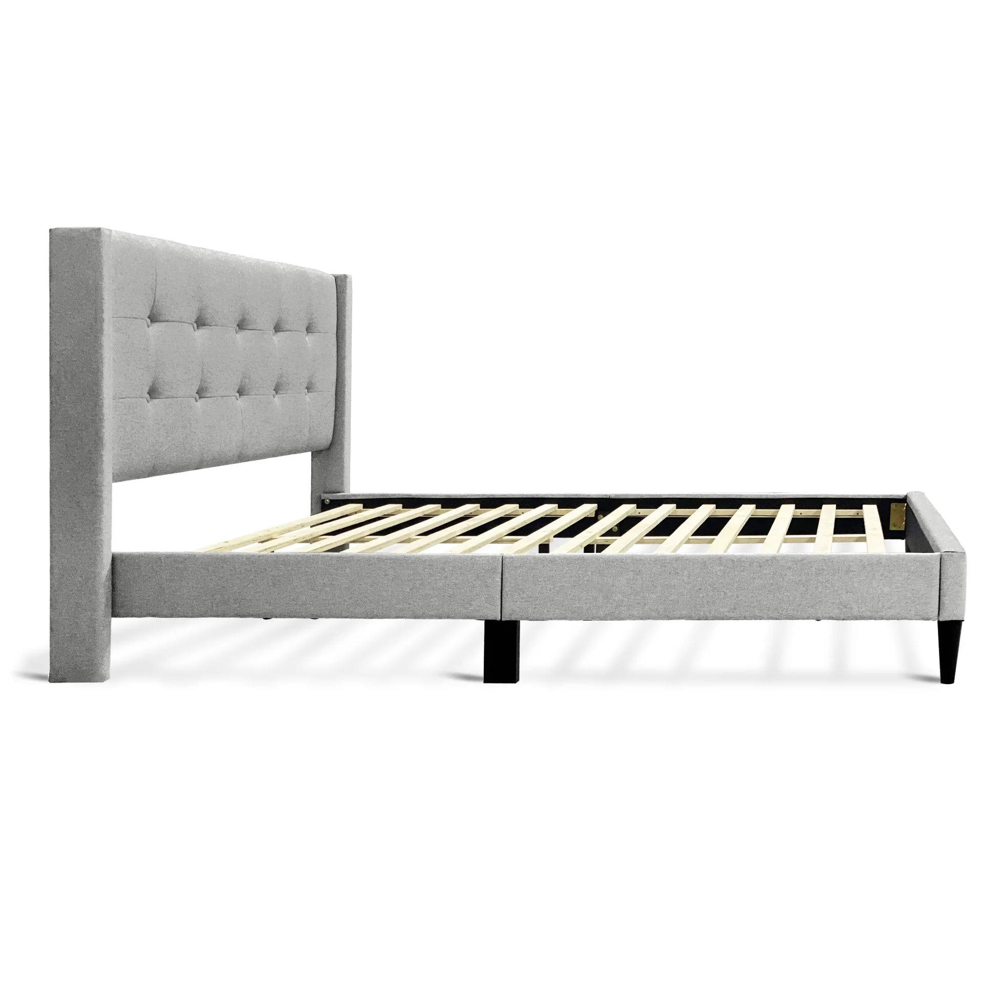 Sealy Queen Bed Frame - Silver - Image 7