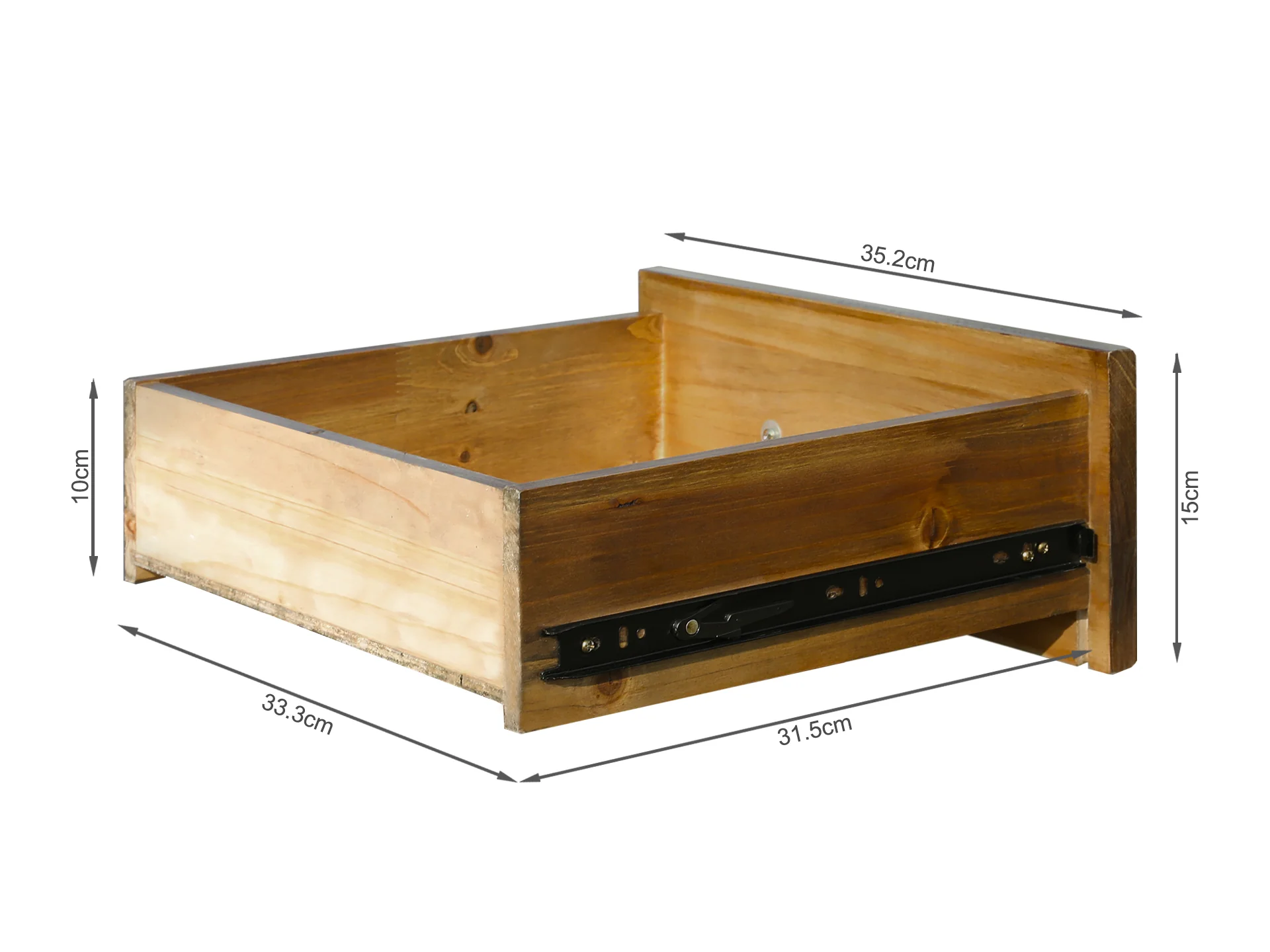 Settler Solid Wood Bedside Table - Lahsa - Image 8