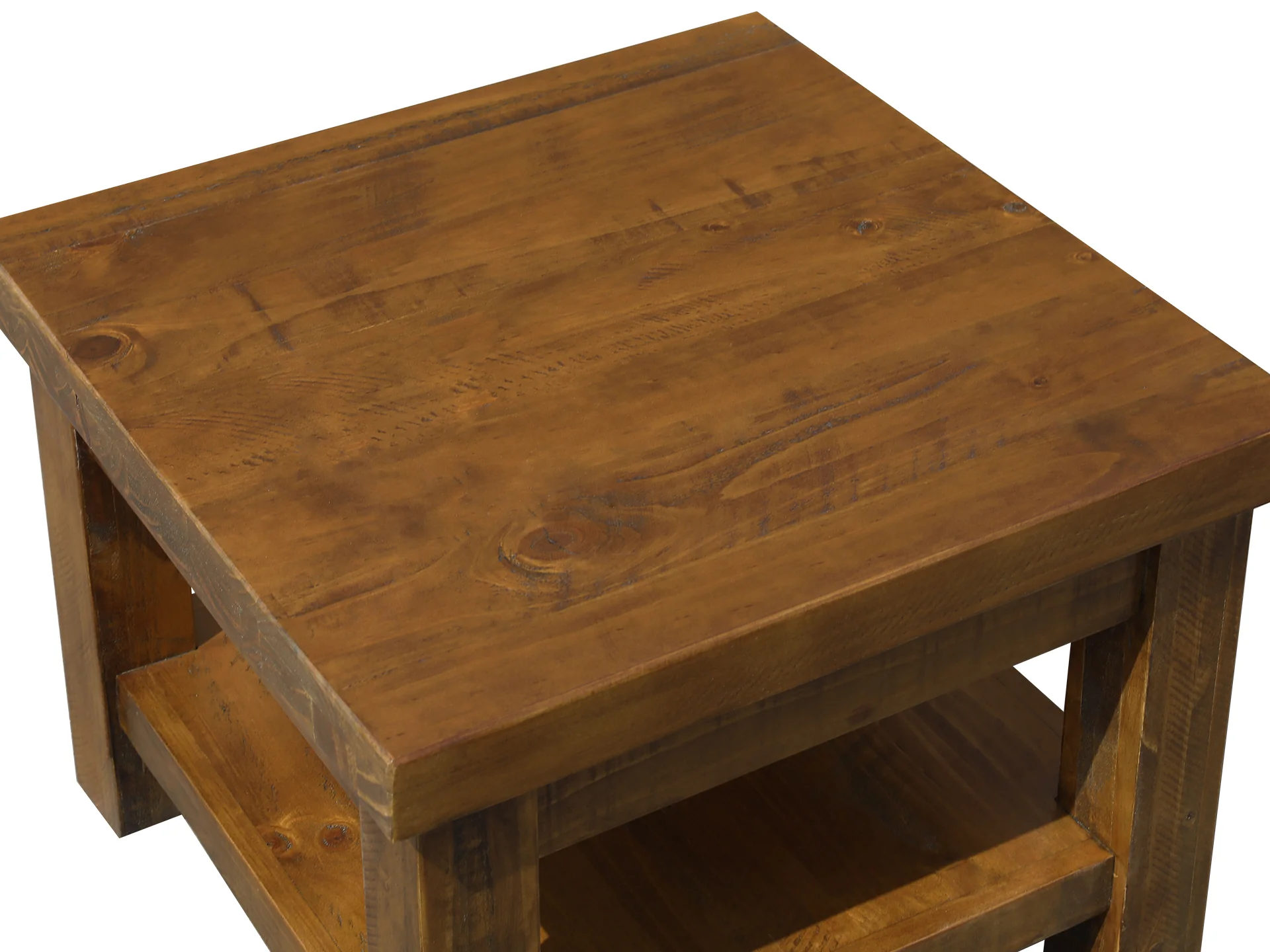 Settler Solid Wood Lamp Table - Lahsa - Image 4