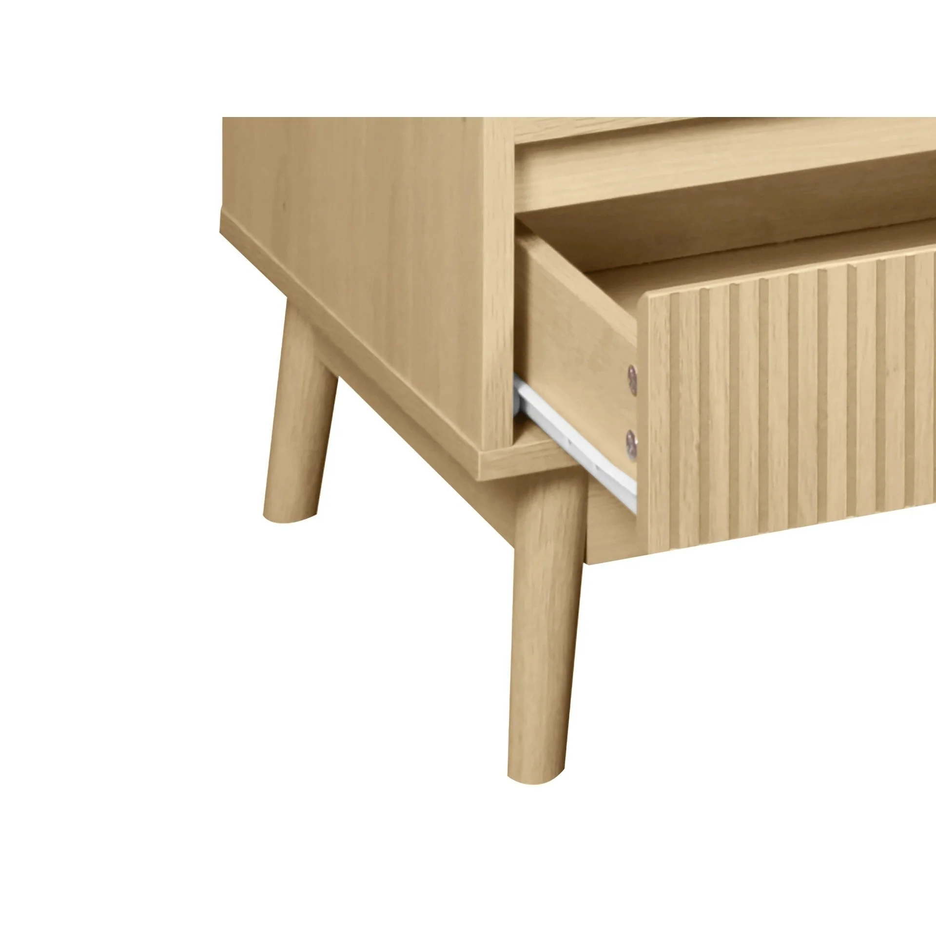 Shawnee 3 Tier Bookshelf with Drawer - Oak - Image 9