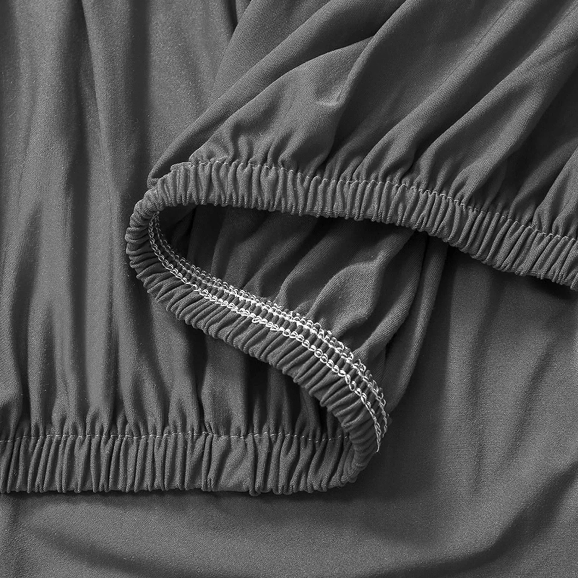 Single Seater Sofa Couch Cover 90-140cm - Grey - Image 4