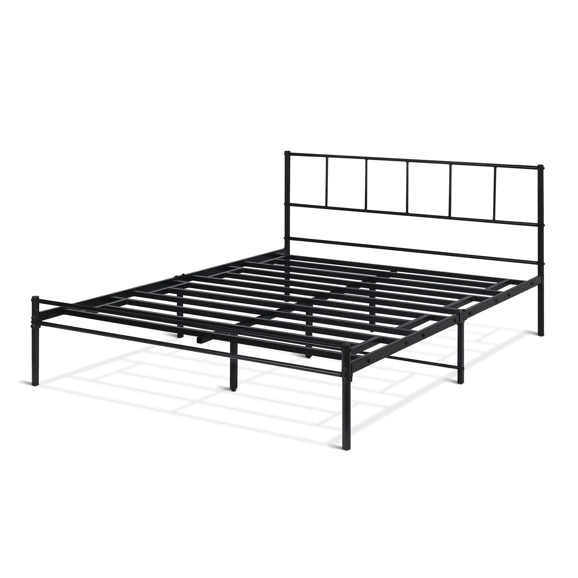 Sophia Queen Metal Bed Frame - Black - Image 11