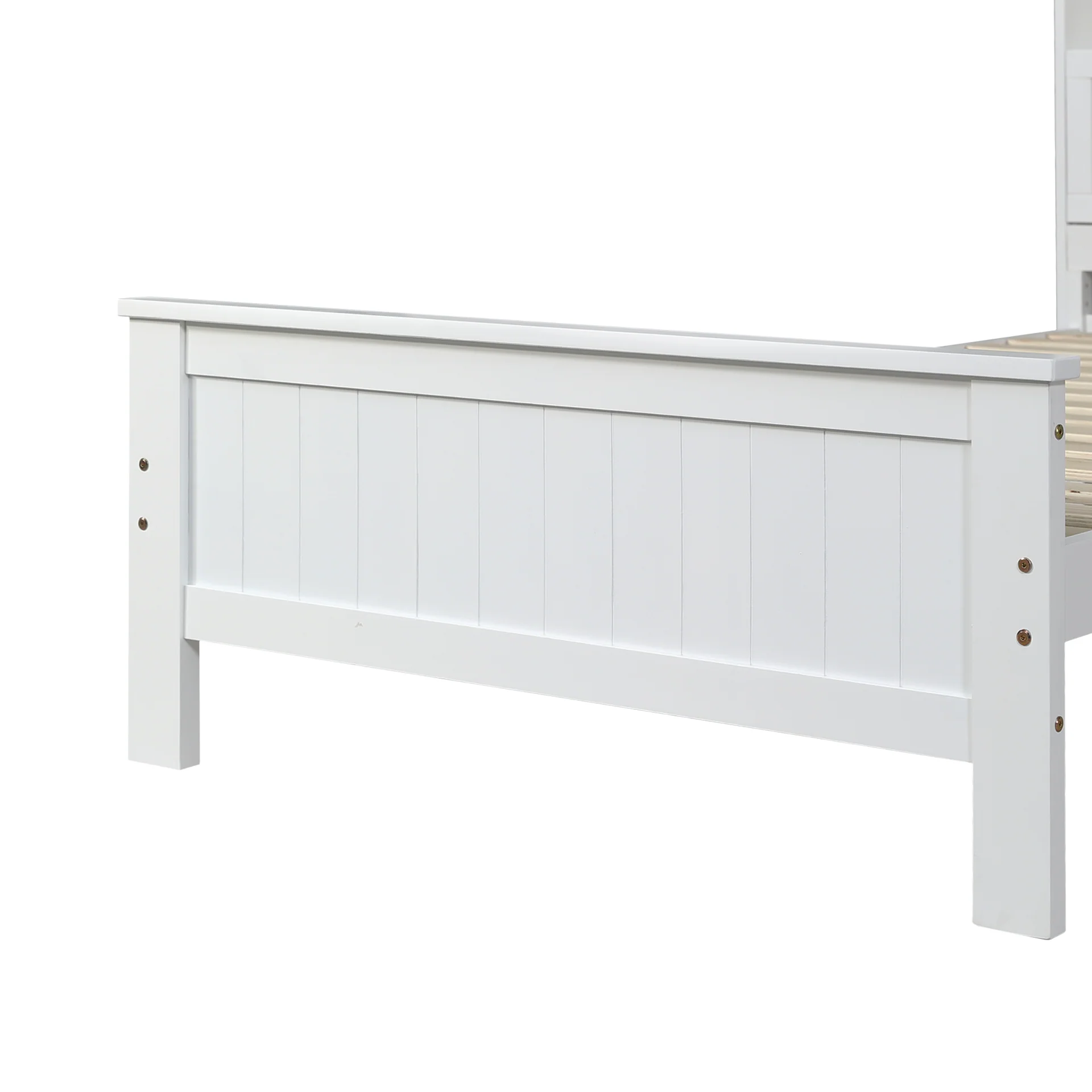 Sprout King Single Wooden Bed Frame - White - Image 15