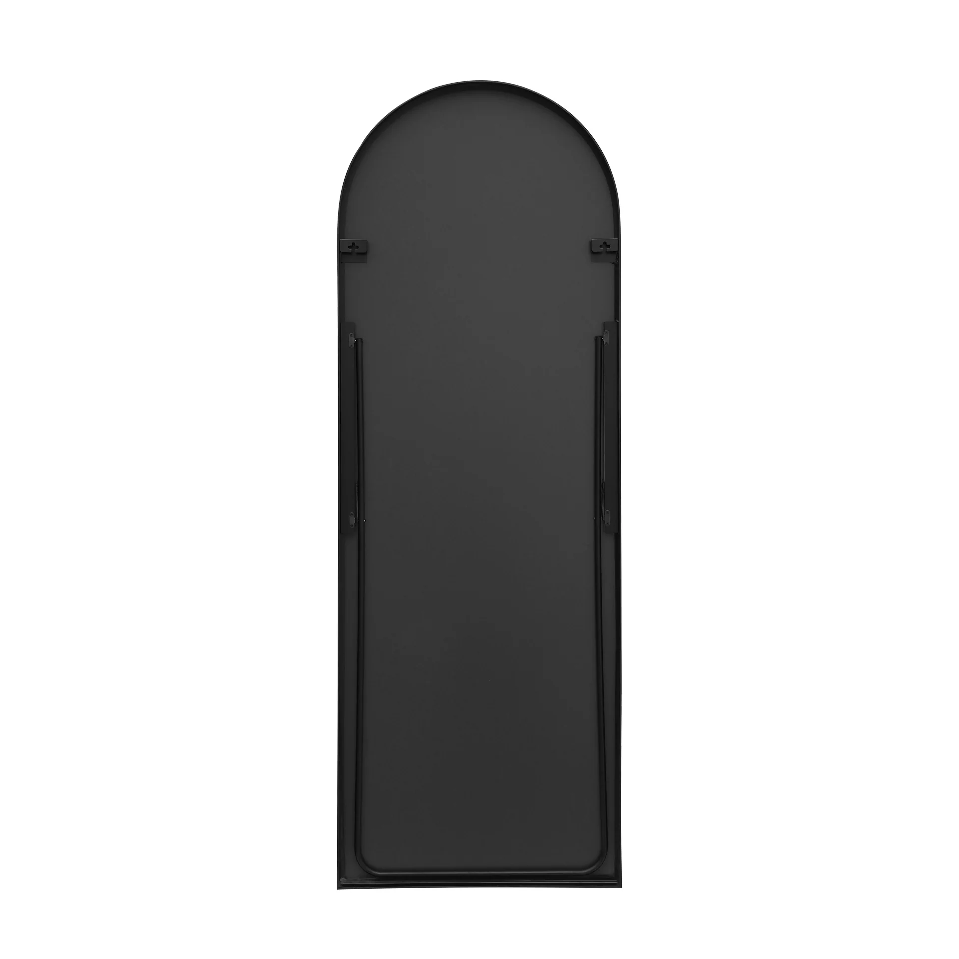Stella Arched Freestanding Metal Mirror - Black - Image 11