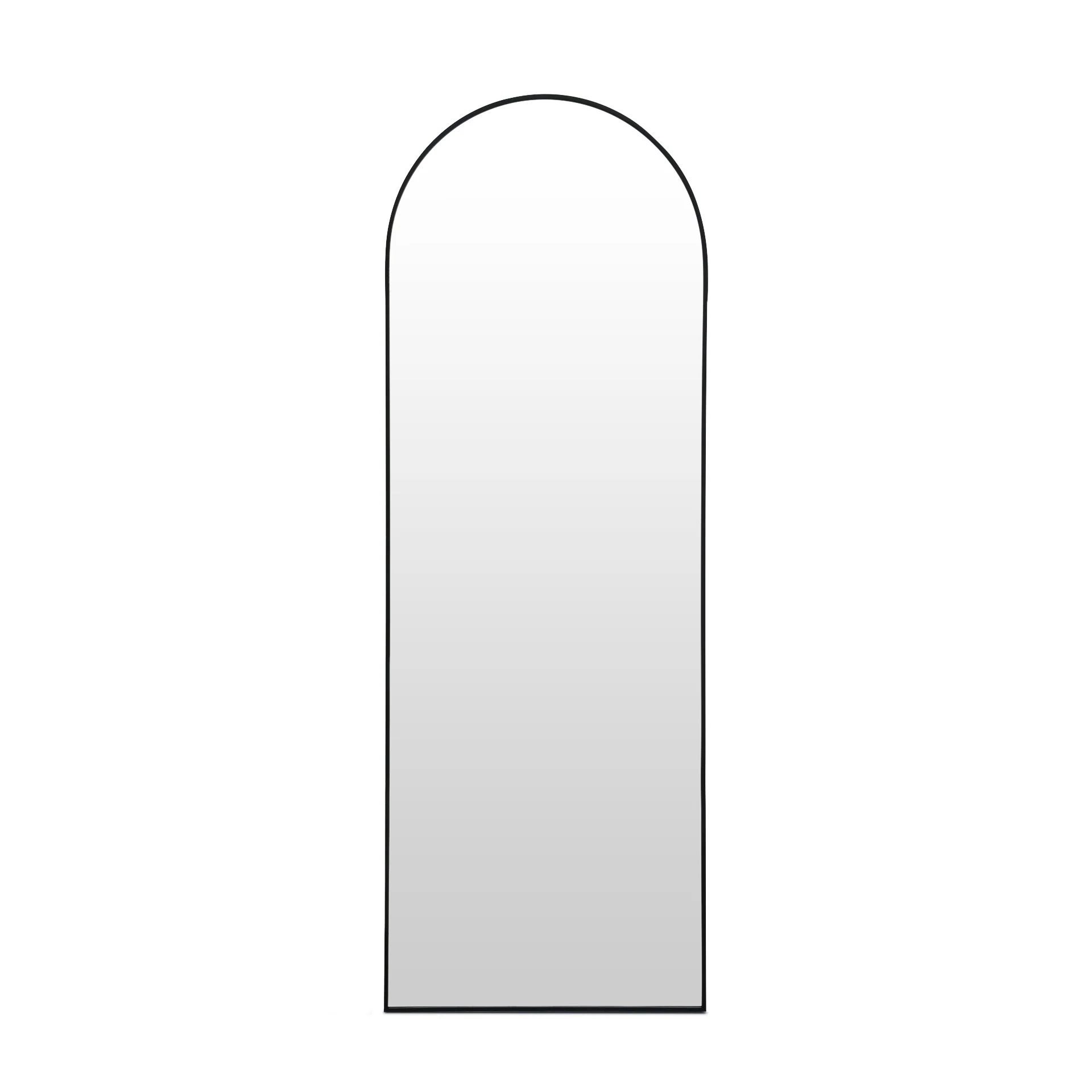 Stella Arched Freestanding Metal Mirror - Black - Image 9