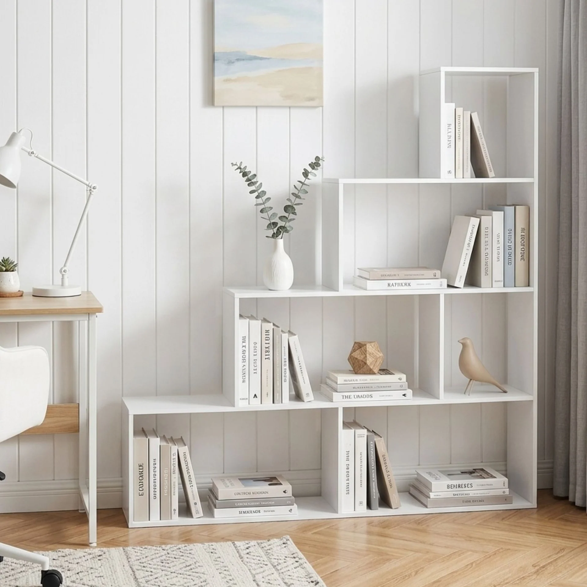 Stepa Bookshelf Display Shelf - White - Image 2