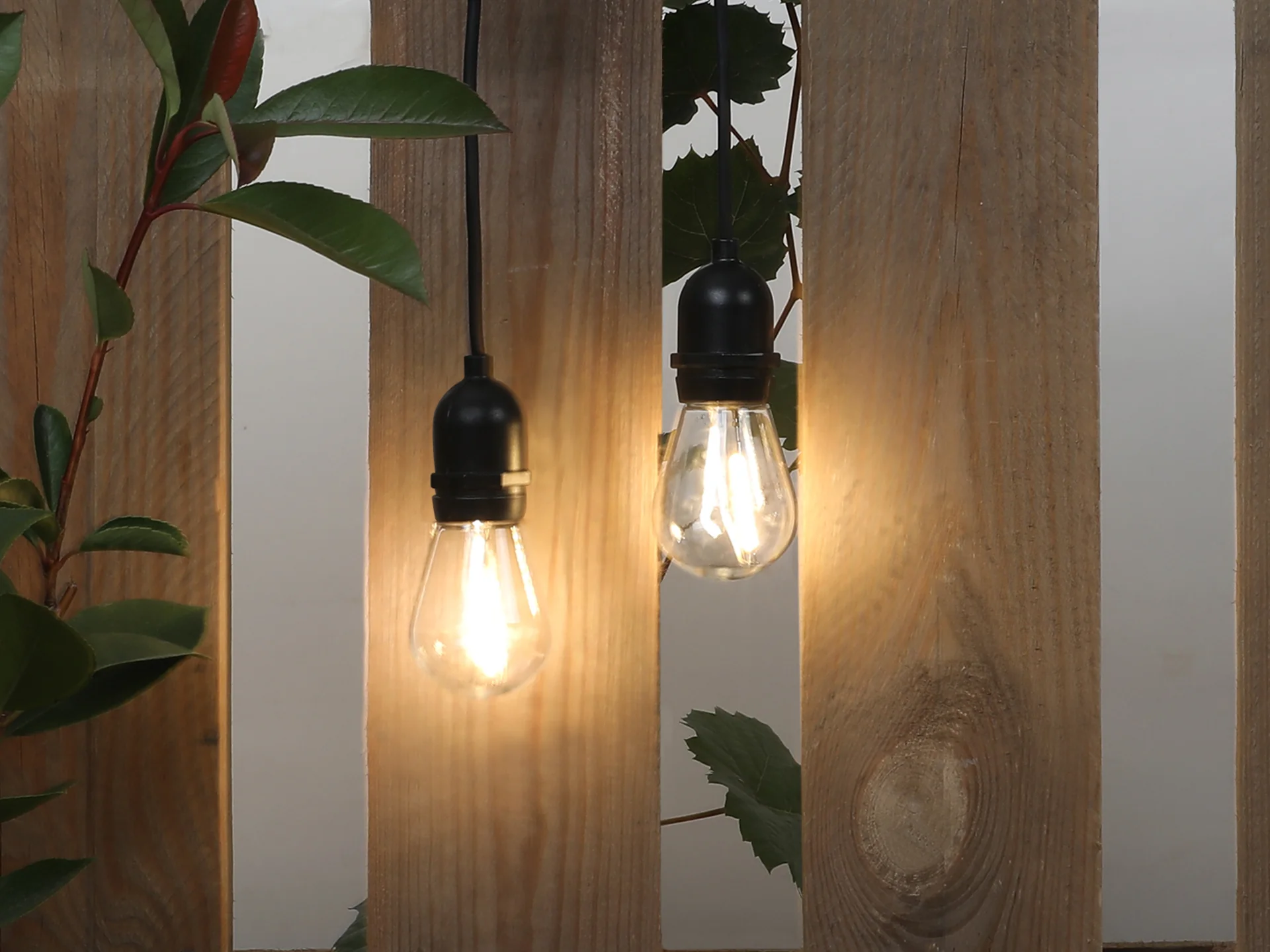 Straight Side 10 LED Festoon Lights String Lights 14m - Image 2