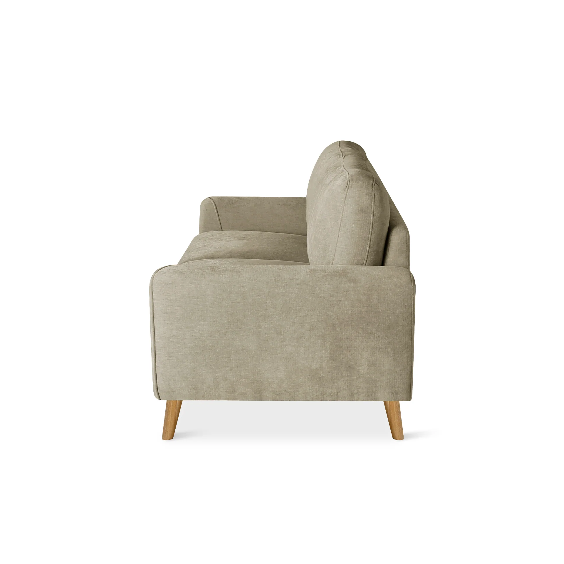 Suki Linen 2 Seater Sofa - Beige - Image 11