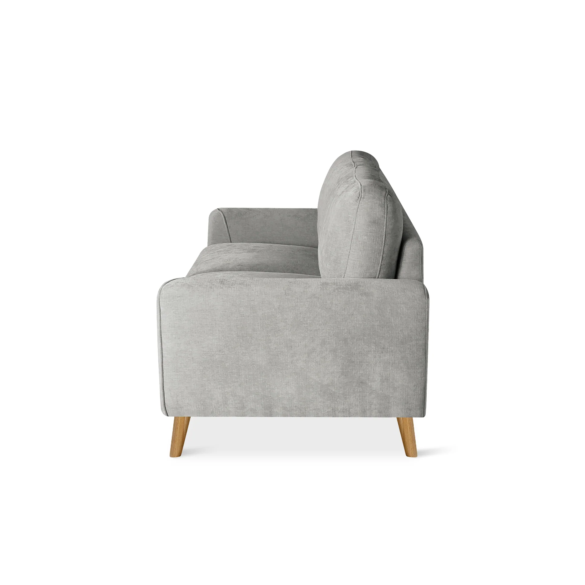 Suki Linen 2 Seater Sofa - Grey - Image 11