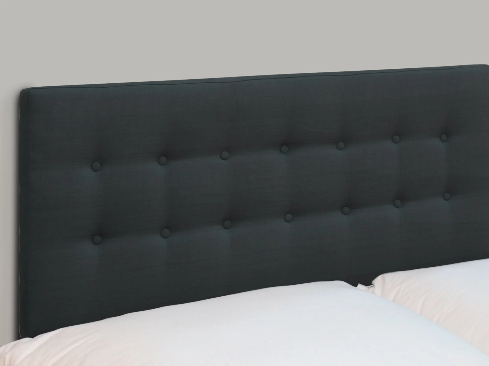Susan King Fabric Upholstered Headboard - BLACK - Image 9