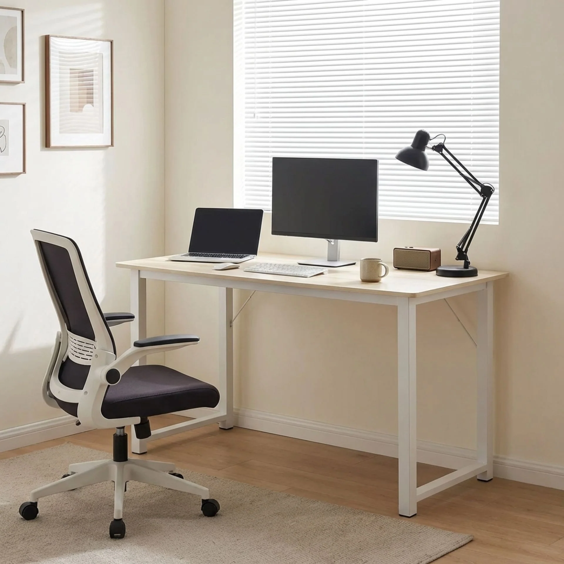 Taylen 120cm Computer Desk - Maple - Image 4