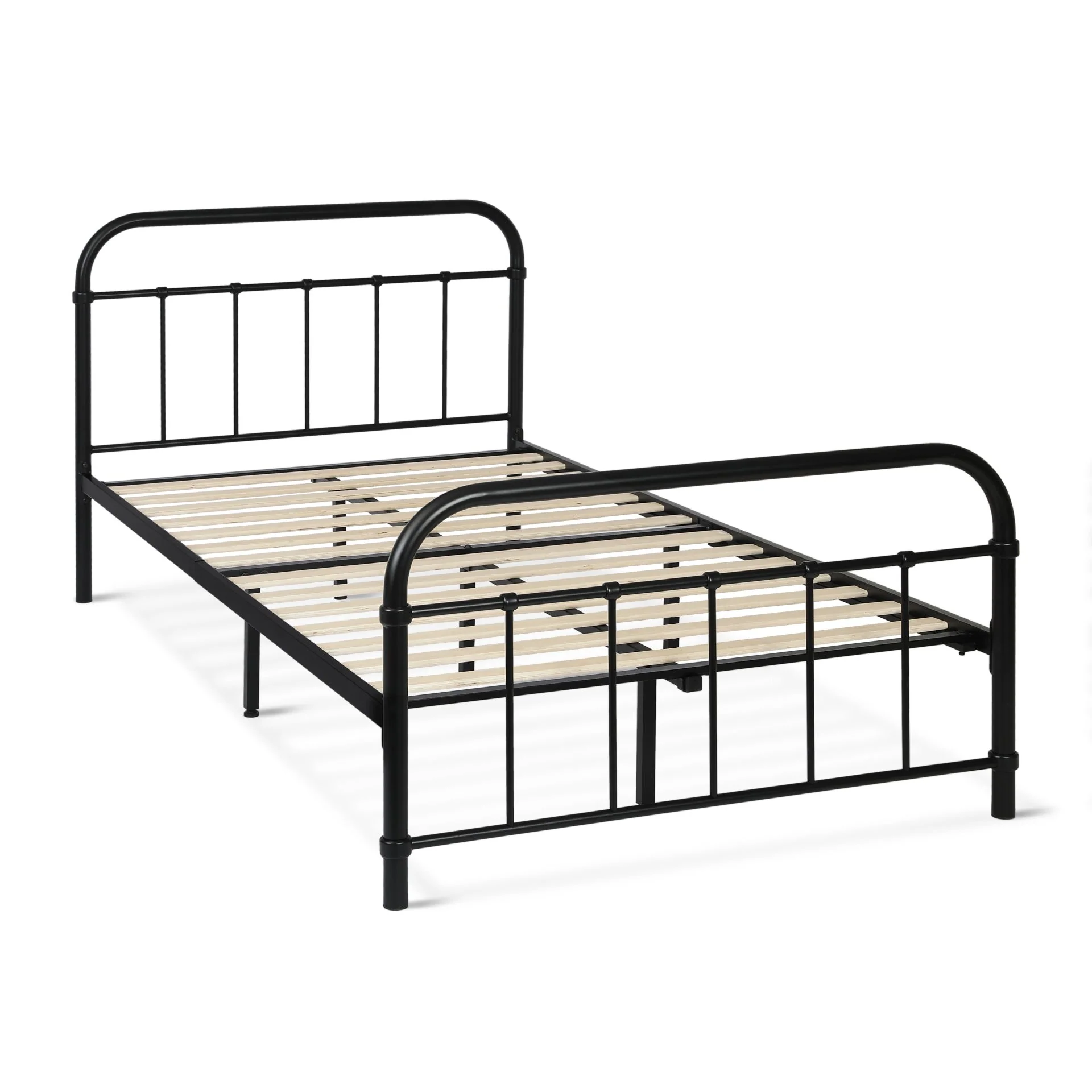 Taylor King Single Metal Bed Frame - Black - Image 9