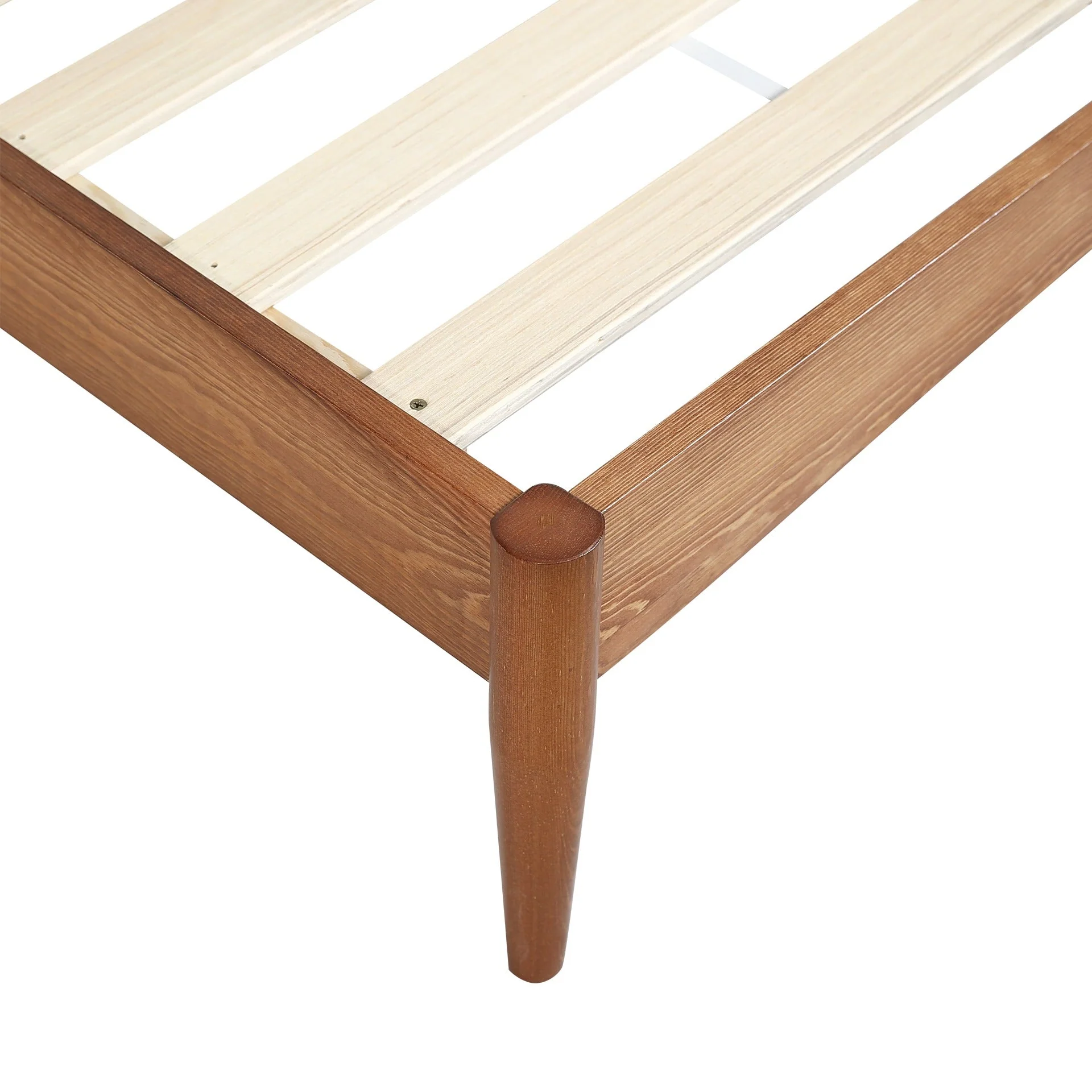 Tolmount King Wooden Bed Frame - Walnut - Image 10