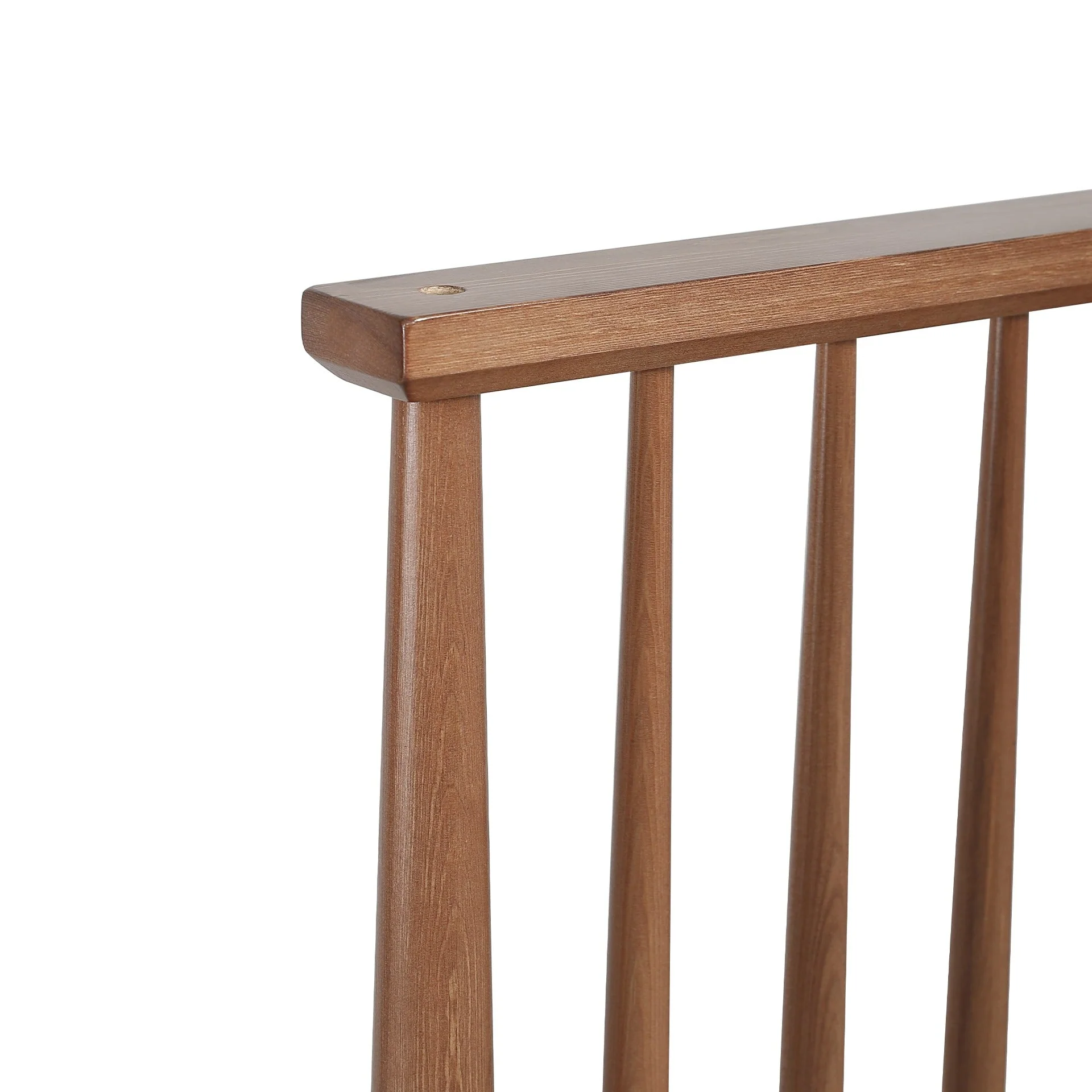 Tolmount King Wooden Bed Frame - Walnut - Image 8