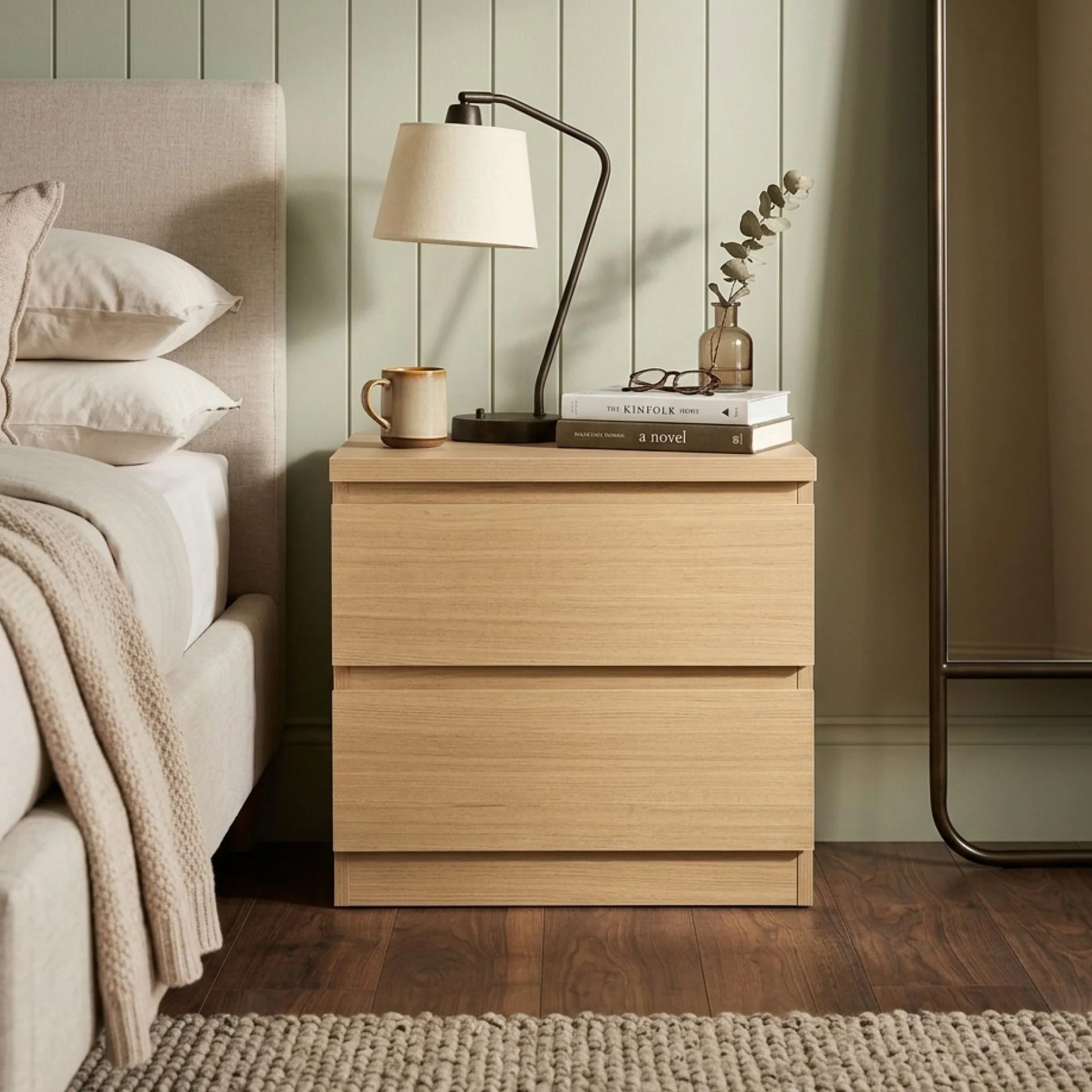 Tongass Bedside Table - Oak - Image 3